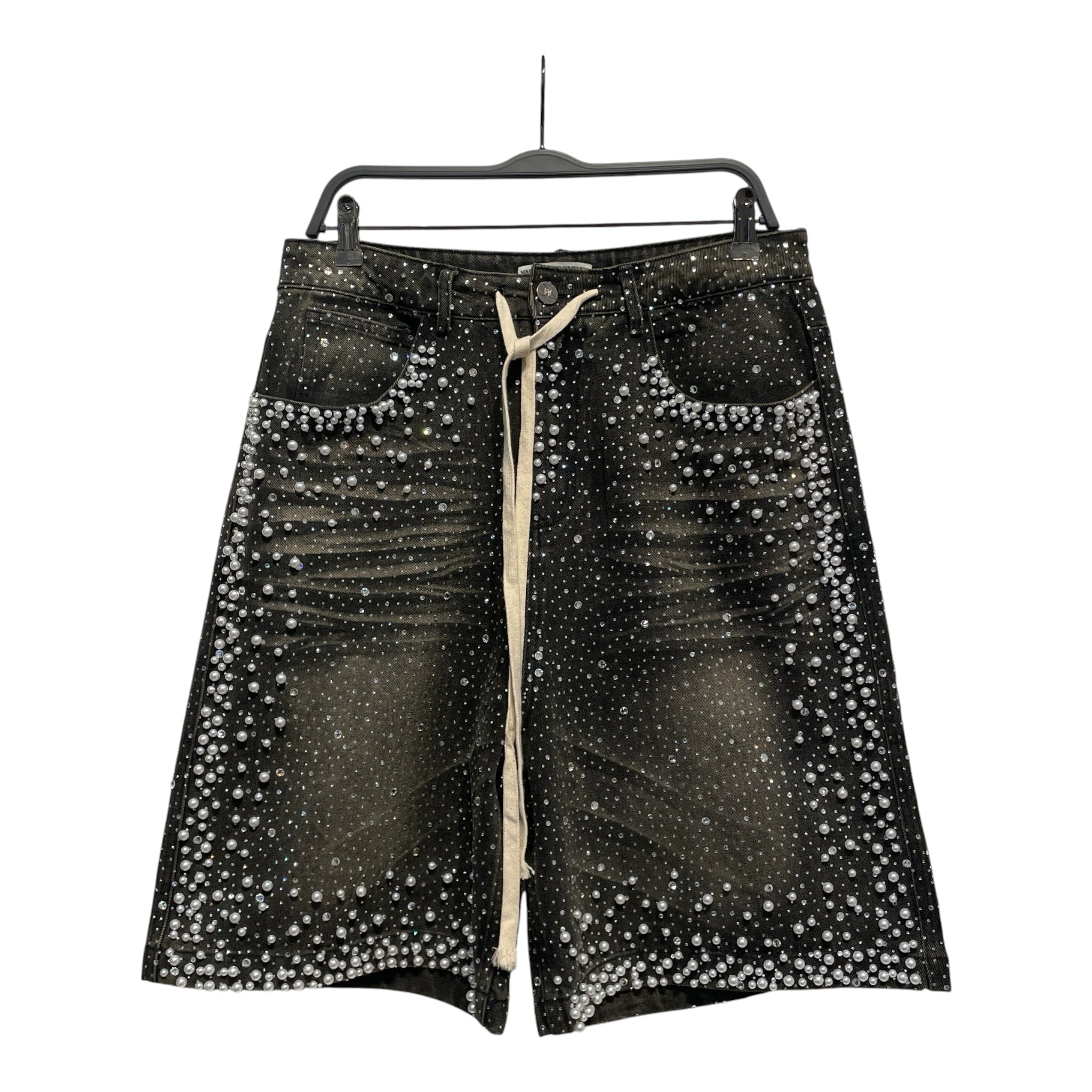Vale Forever/Shorts/30/Denim/GRY/Low-rise/Glitter/ view 1
