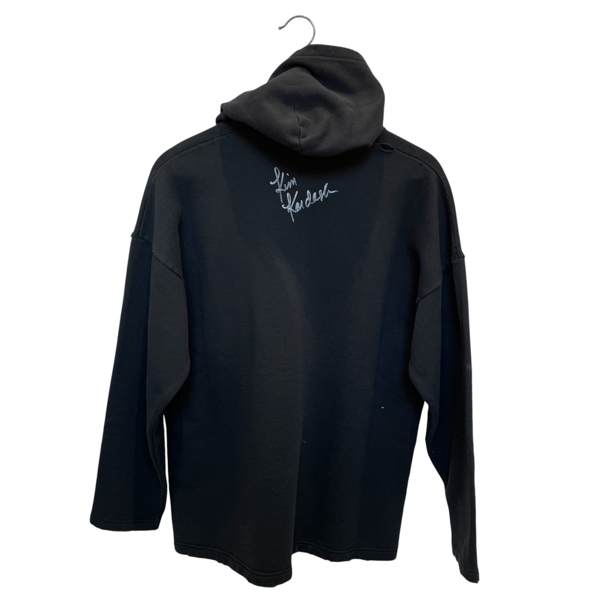 BALENCIAGA/Hoodie/XS/Cotton/BLK/KIM KARDASHIAN view 2