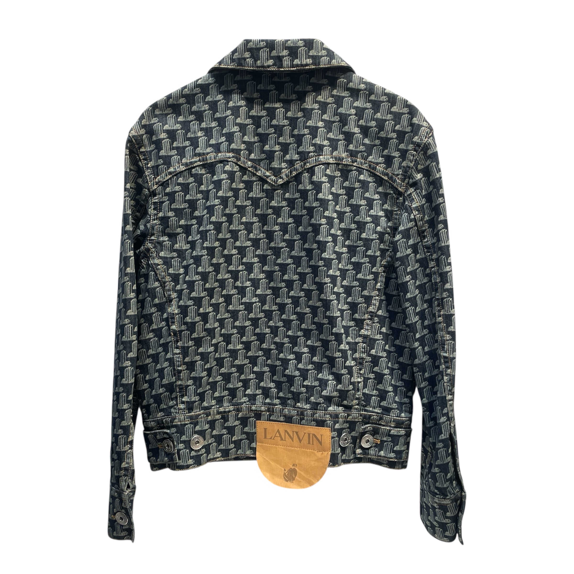 LANVIN/Denim Jkt/M/Denim/BLU/Monogram/ view 2