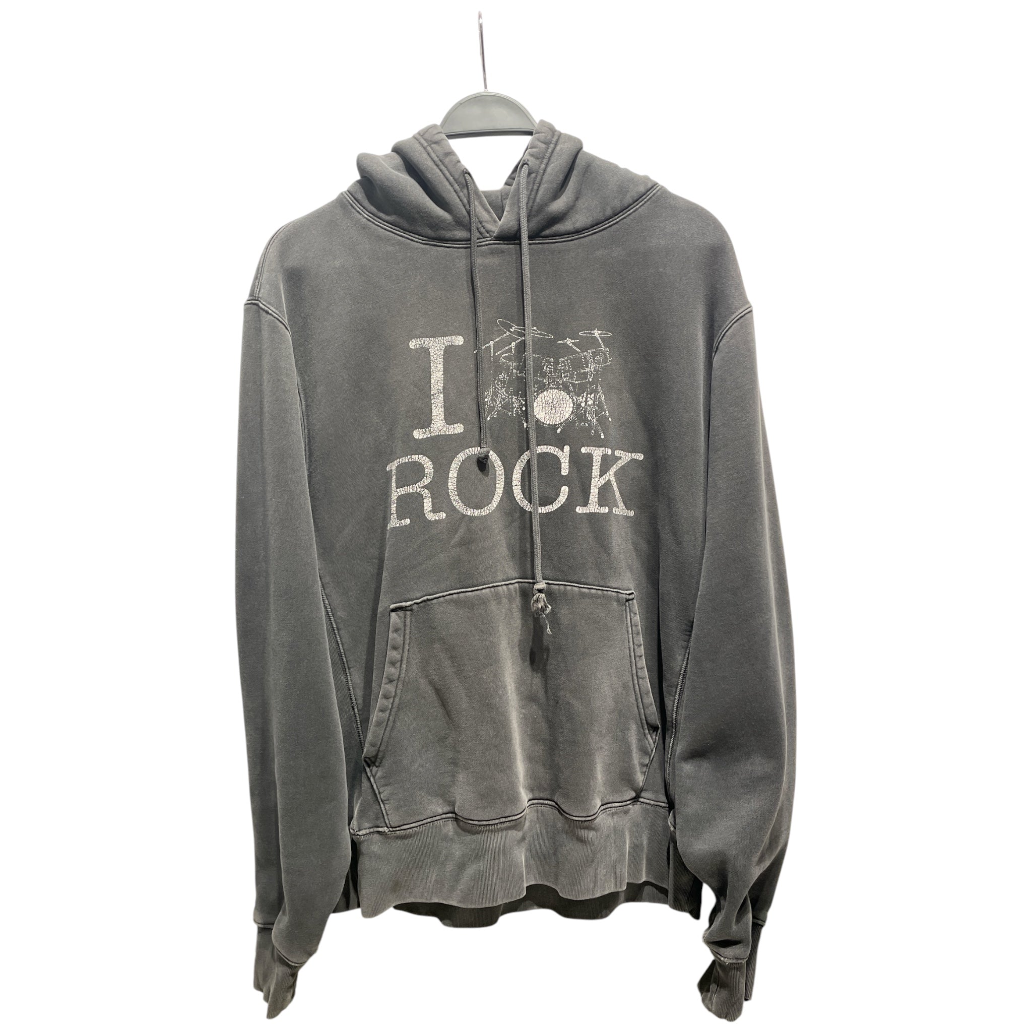basketcase gallery/Hoodie/L/Cotton/BLK/I Love Rock Hoodie view 1