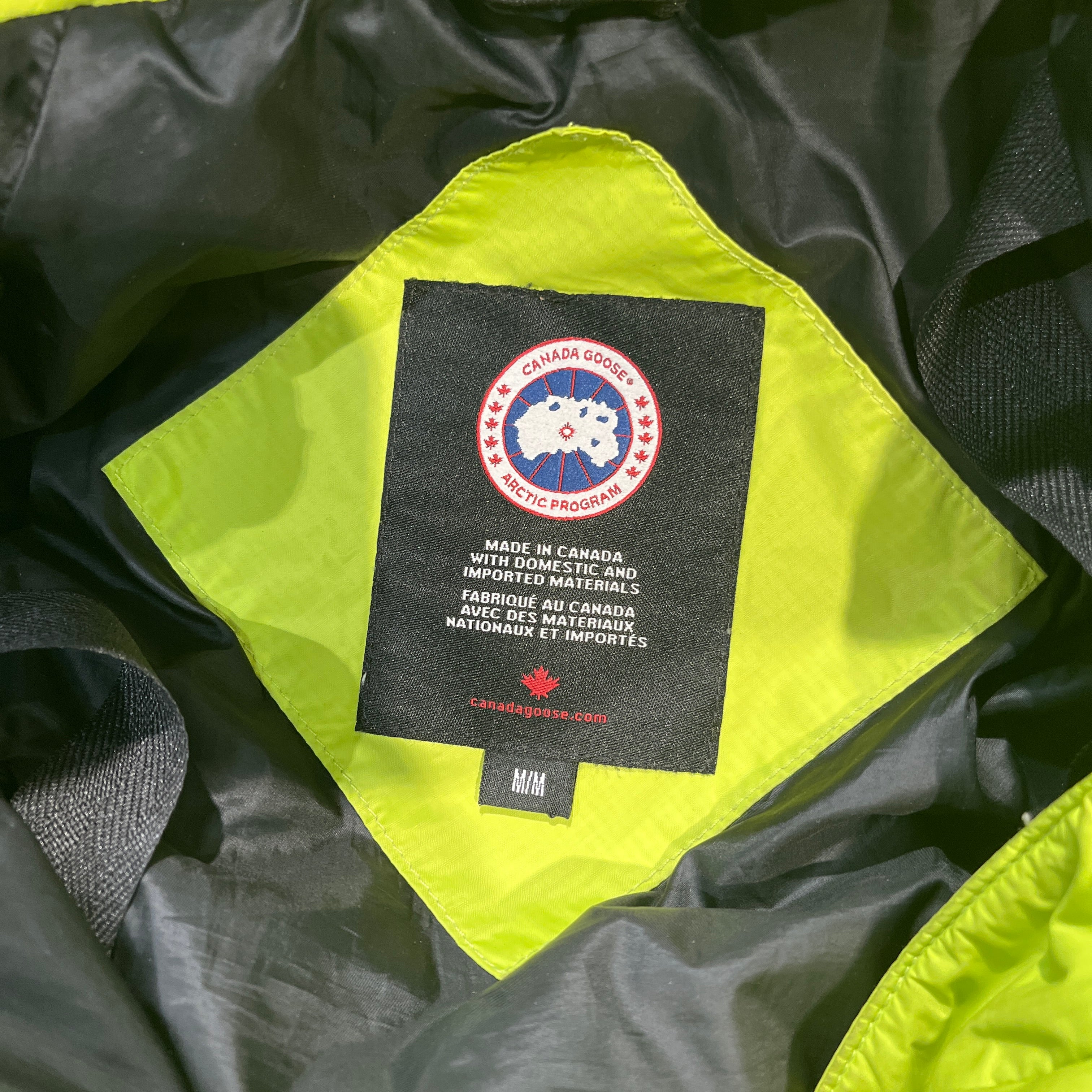 CANADA GOOSE/Coat/M/Nylon/YEL/ view 3