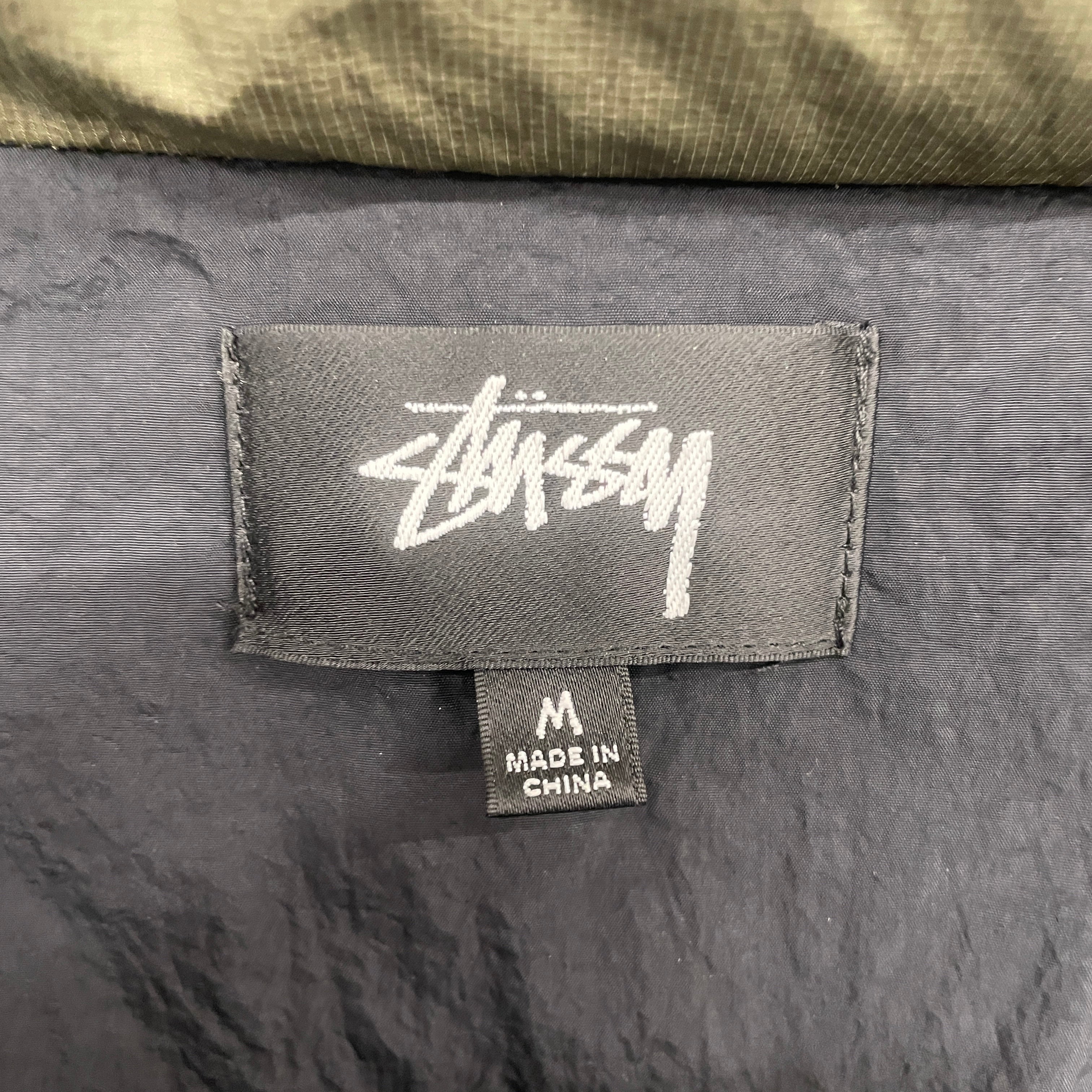 STUSSY/Puffer Jkt/M/Nylon/GRN/RIPSTOP PUFFER view 3