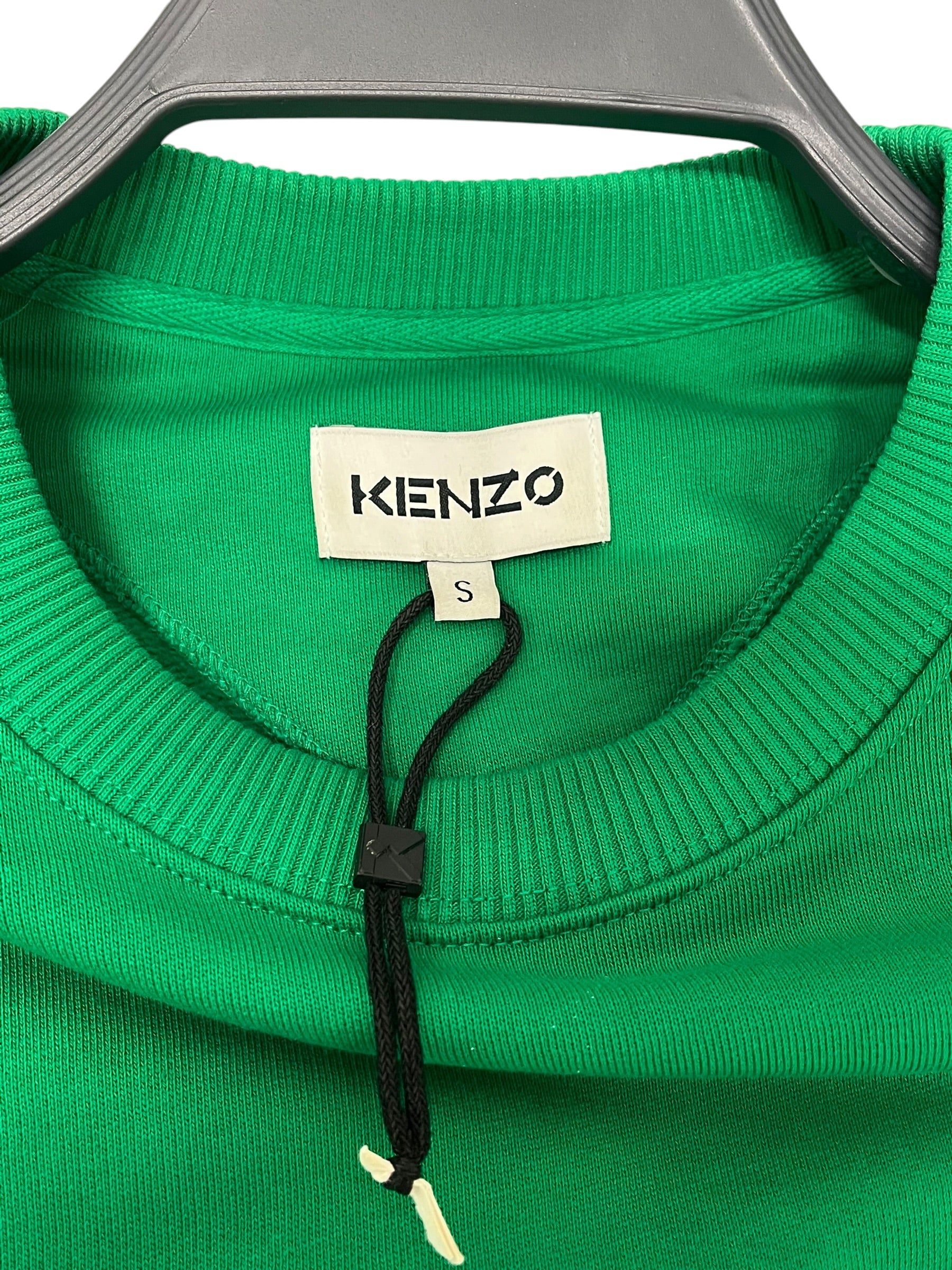 KENZO/Heavy Sweater/S/Cotton/GRN/LOGO SWEATER view 3