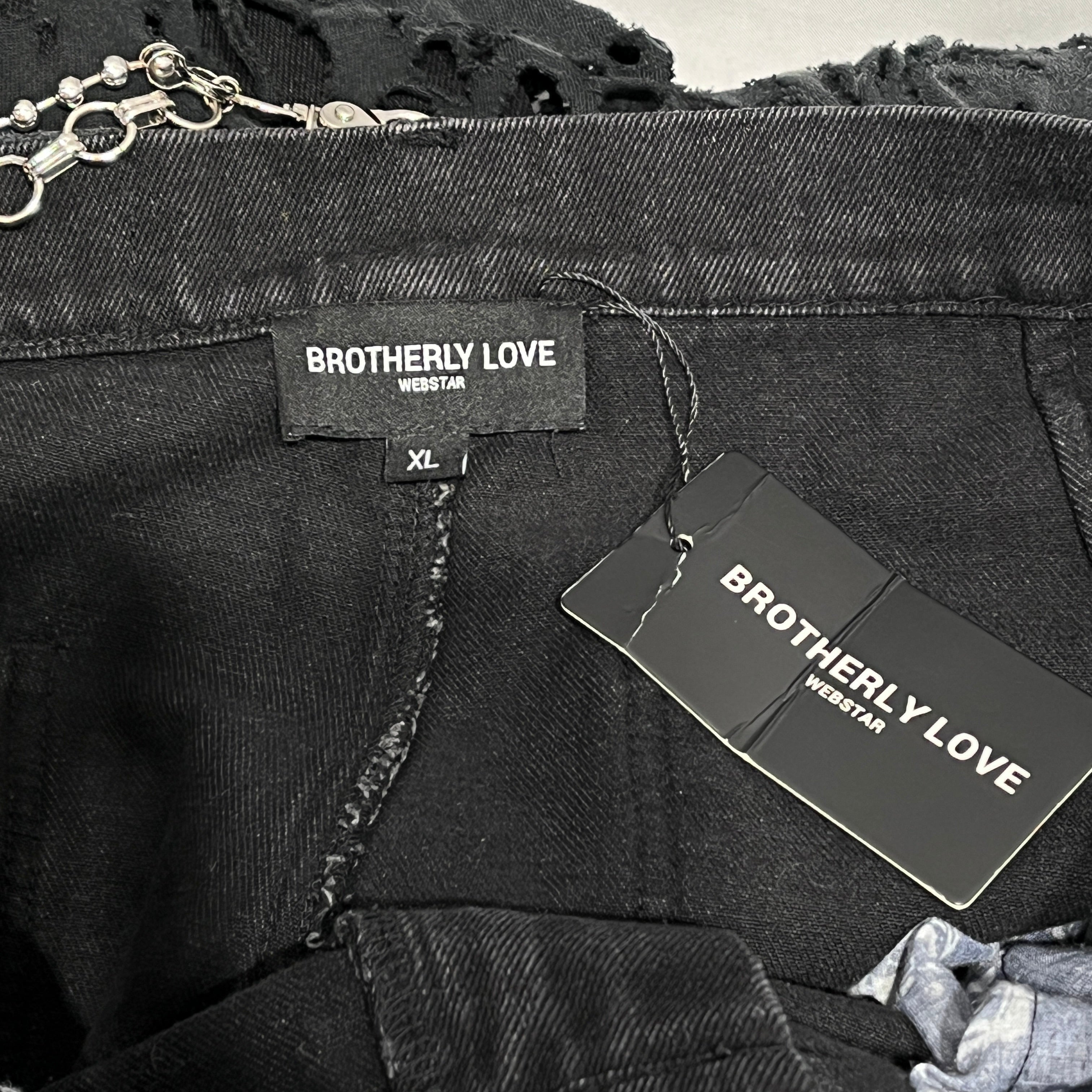 brotherly love/Pants/XL/Cotton/BLK/netted view 5