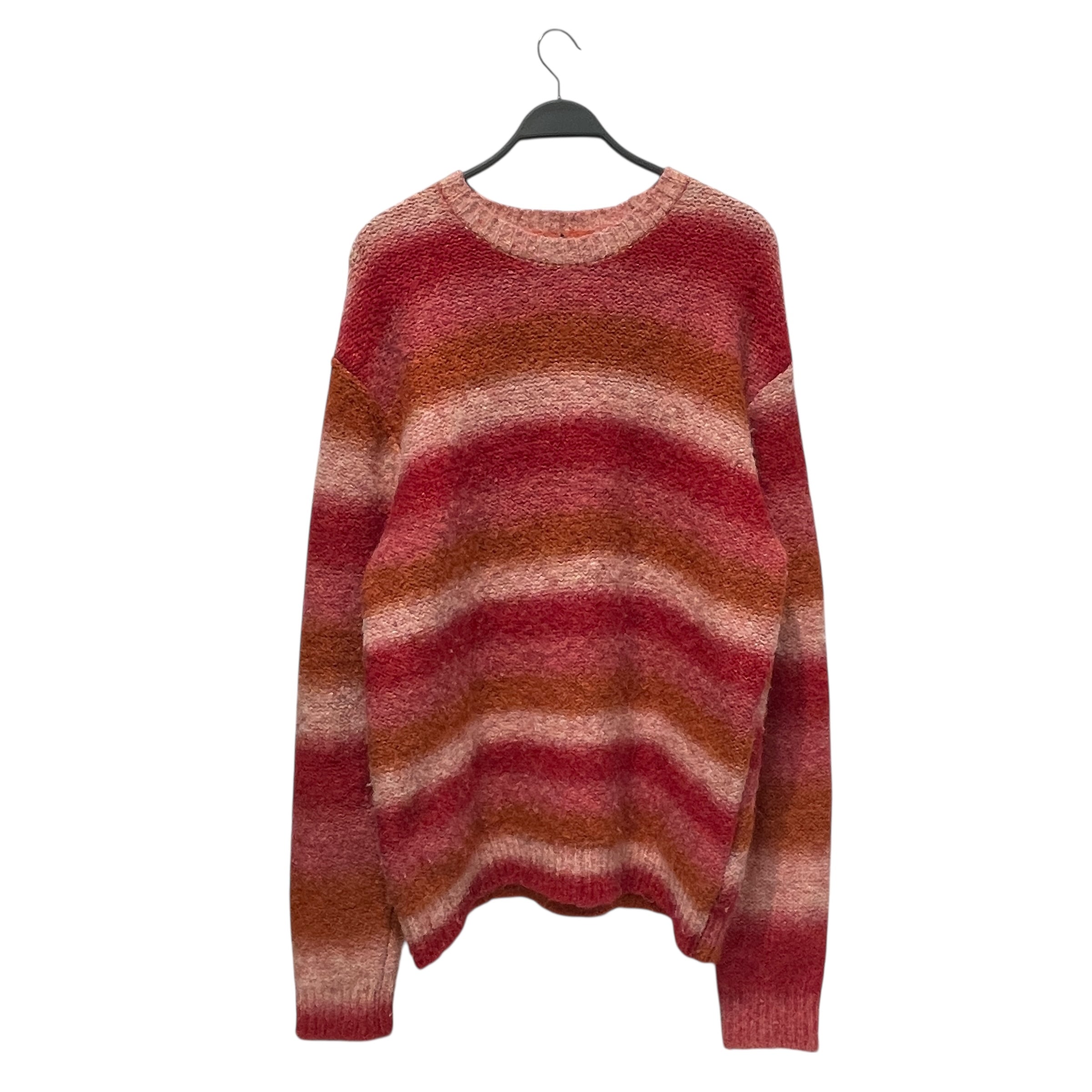 wooyoungmi/Sweater/50/Stripe/Wool/MLT/Pullover/Wool-Blend Striped Sweater Red view 1
