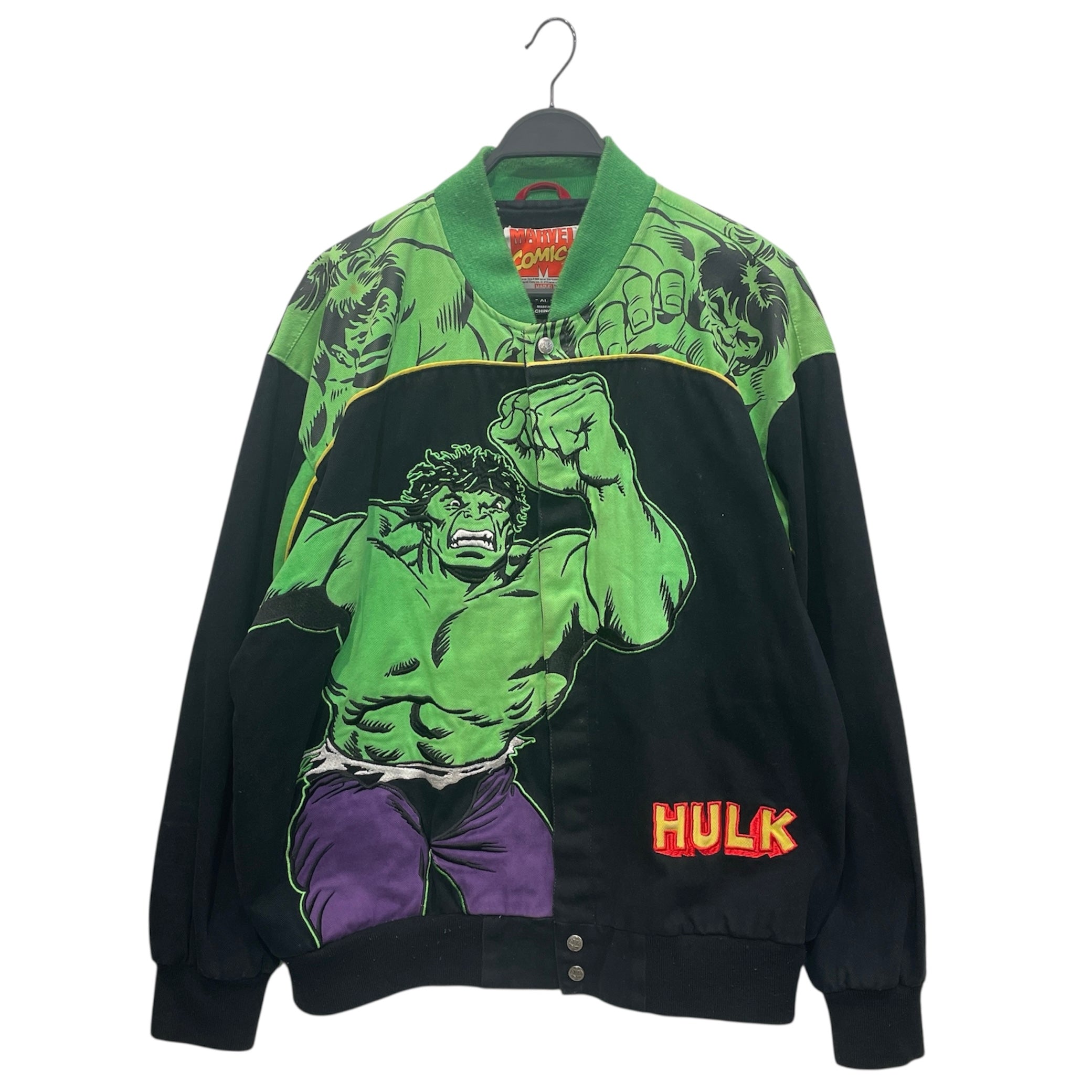 MARVEL/Jacket/XL/Cotton/BLK/All Over Print/HULK view 1