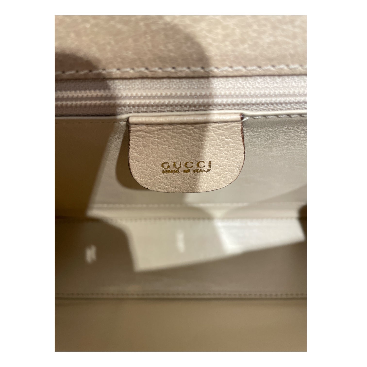 GUCCI/Cross Body Bag/Leather/BEG/Beige Bambo Lock Crossbody view 5