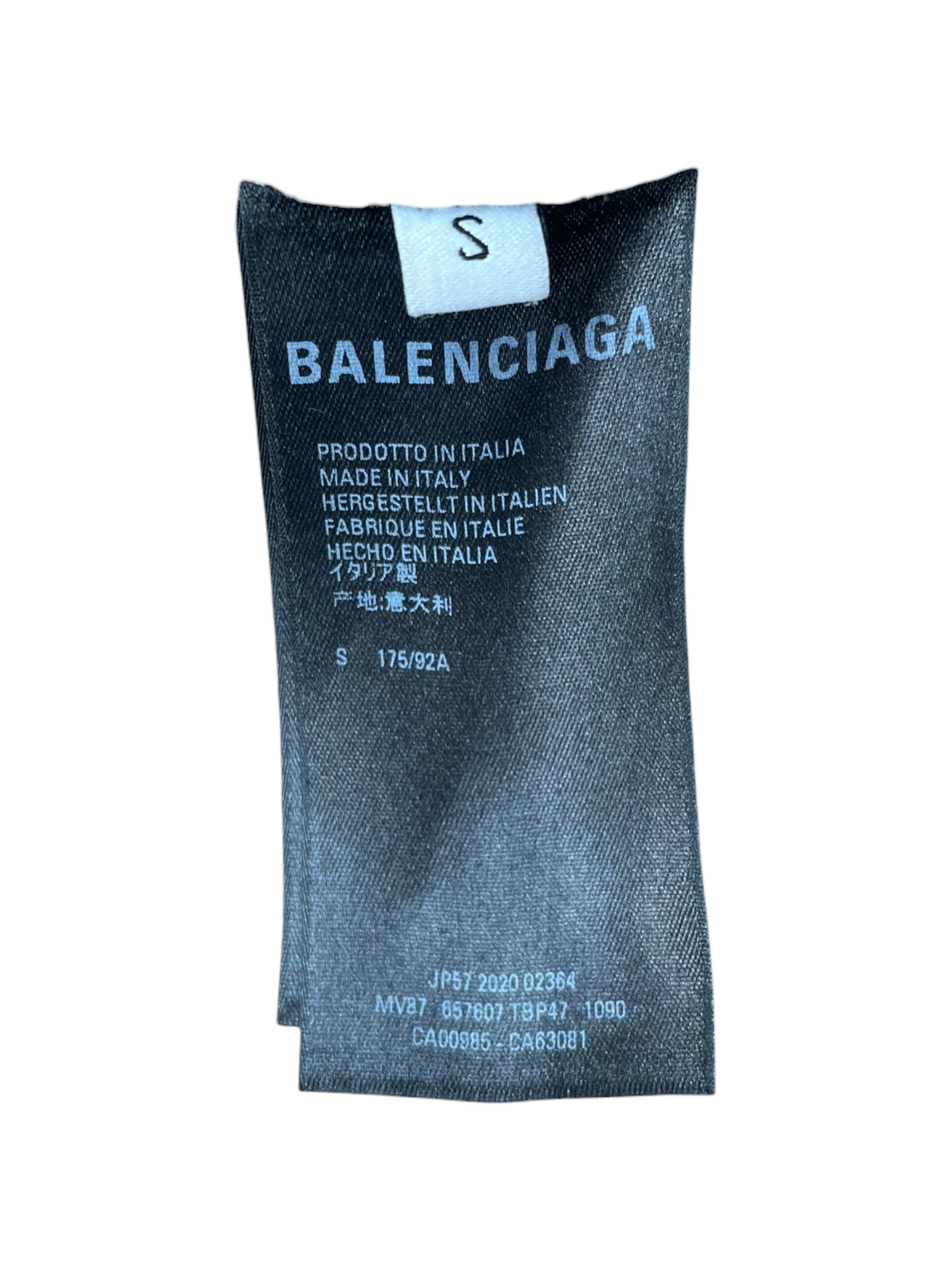 BALENCIAGA/Denim Jkt/S/Denim/GRY/Graphic/MELTING SMILEY FACE SS21 view 7