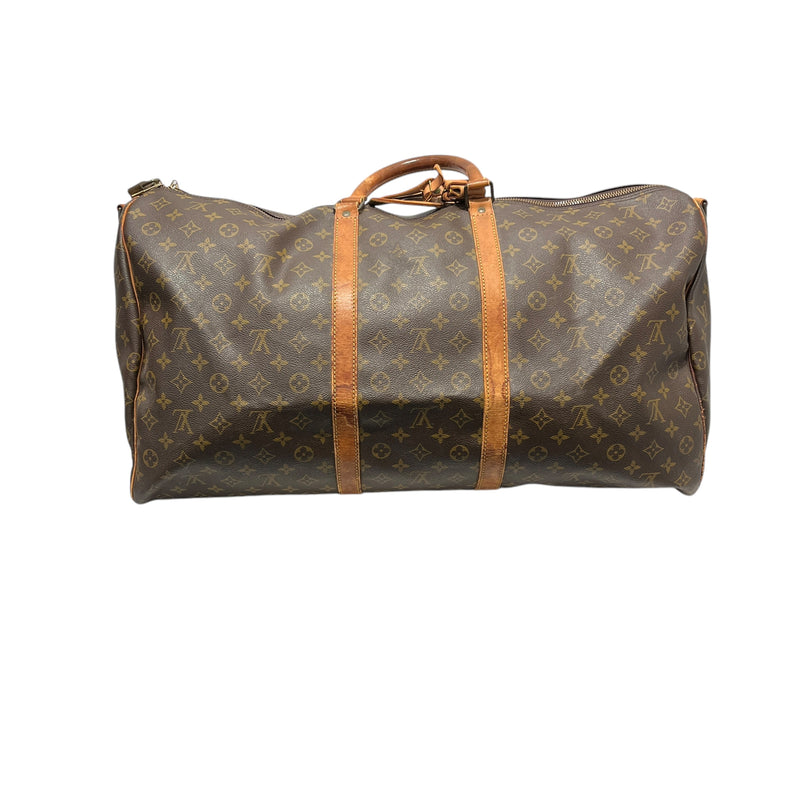 LOUIS VUITTON/Luggage/Monogram/BRW/leather luggage tag