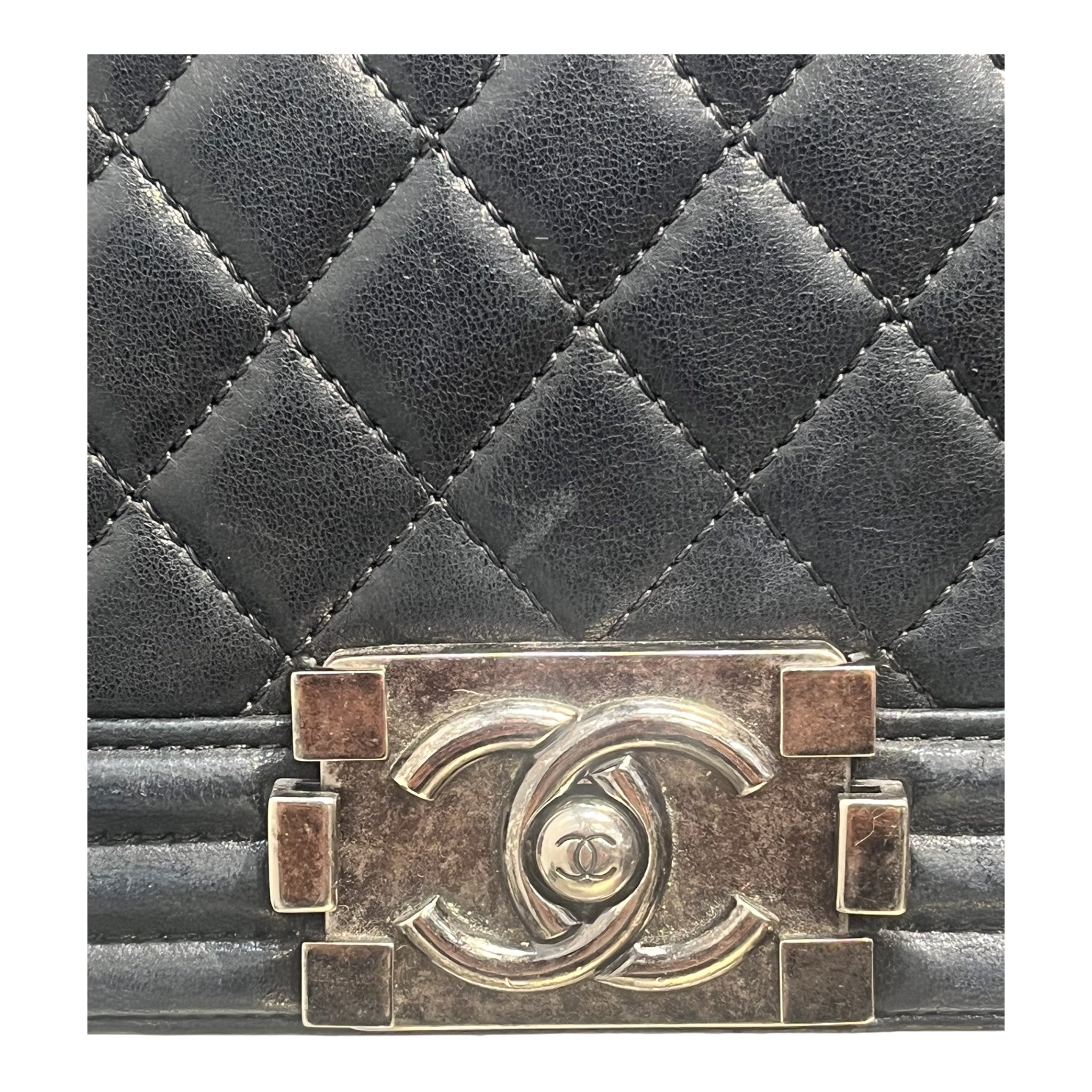 CHANEL/Bag/Leather/BLK/gsrjh view 6