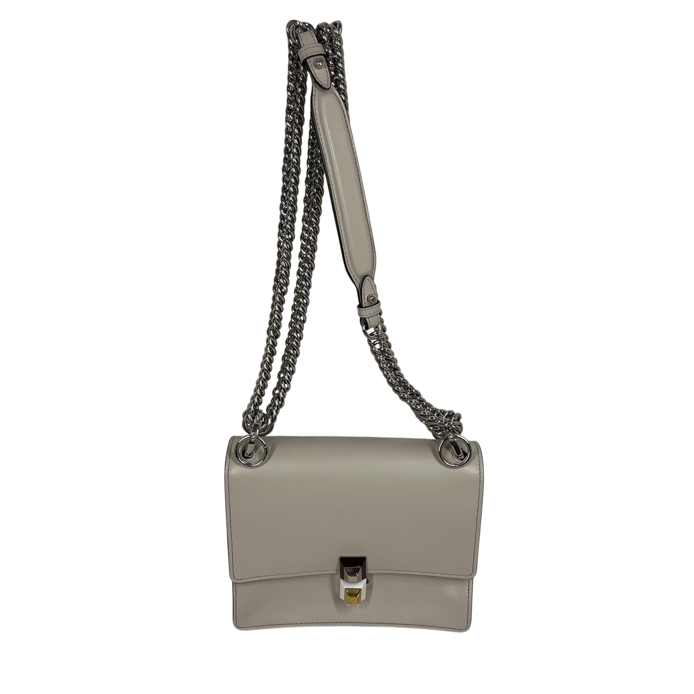 FENDI/Hand Bag/Leather/BEG/Studs Kan view 1