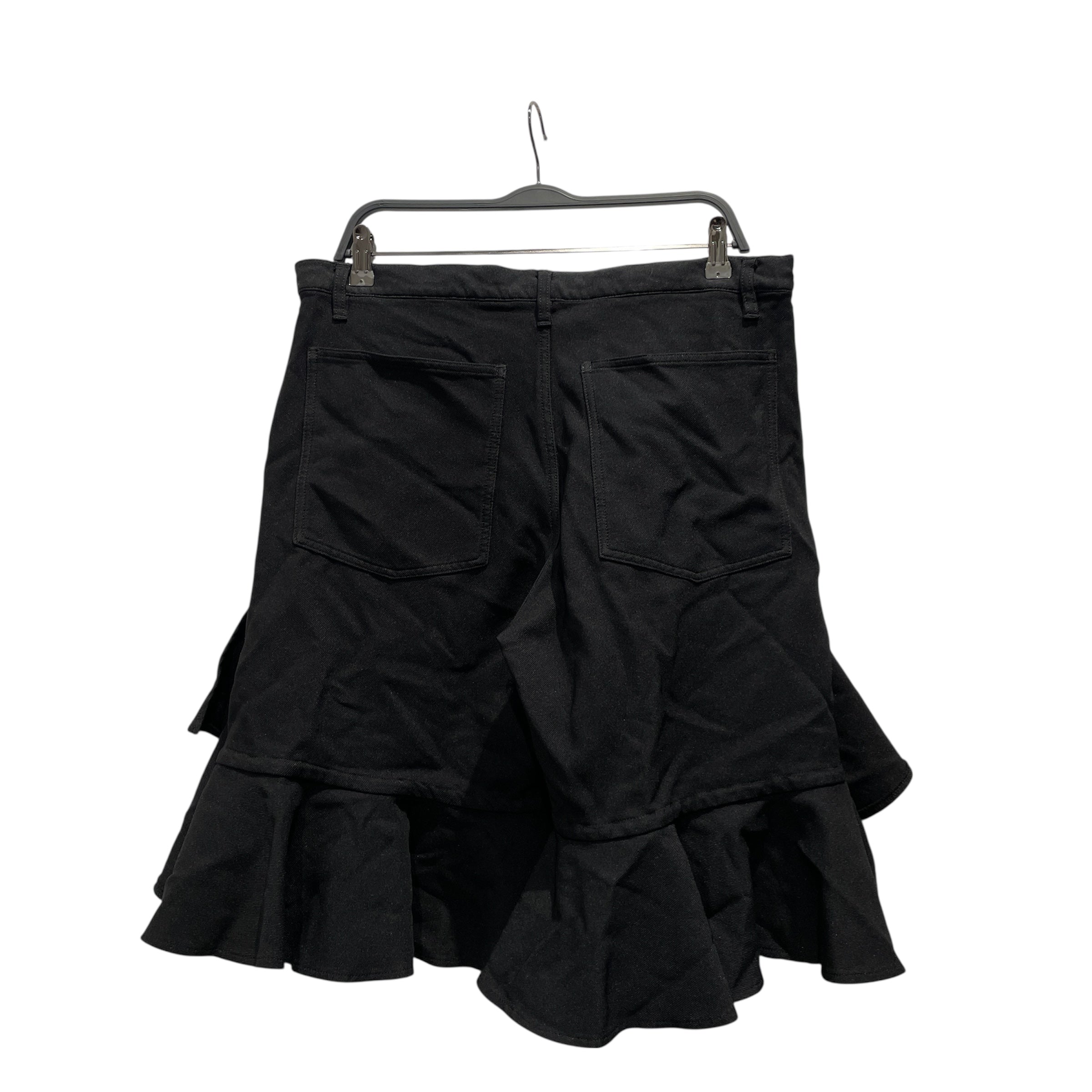 COMME des GARCONS SHIRT/Shorts/M/Polyester/BLK/shorts with ruffles view 2