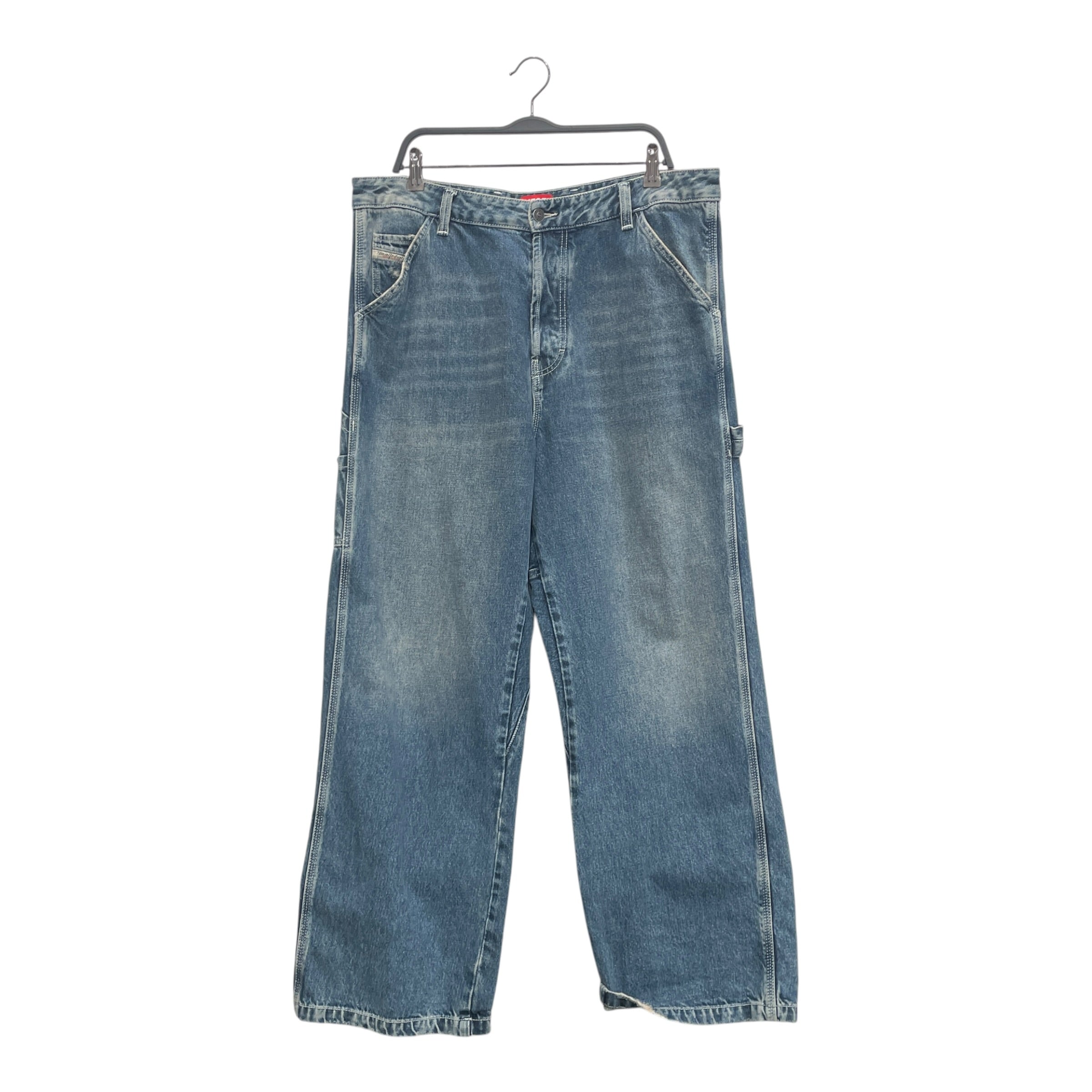 DIESEL/Straight Pants/34/Cotton/BLU/DENIM CARPENTER PANTS view 1