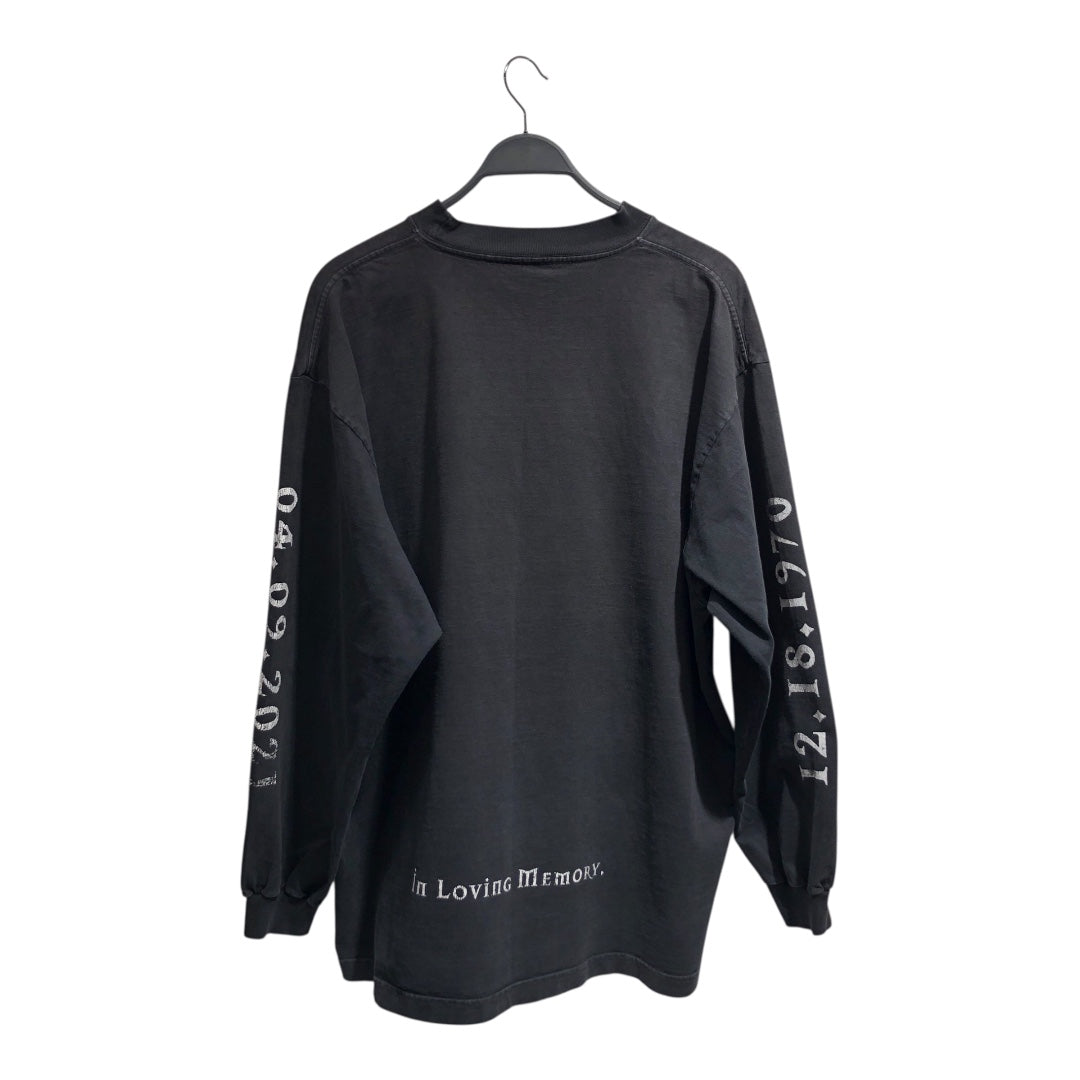 BALENCIAGA/LS T-Shirt/L/Cotton/BLK/Graphic/YEEZY DMX TRIBUTE TEE view 2