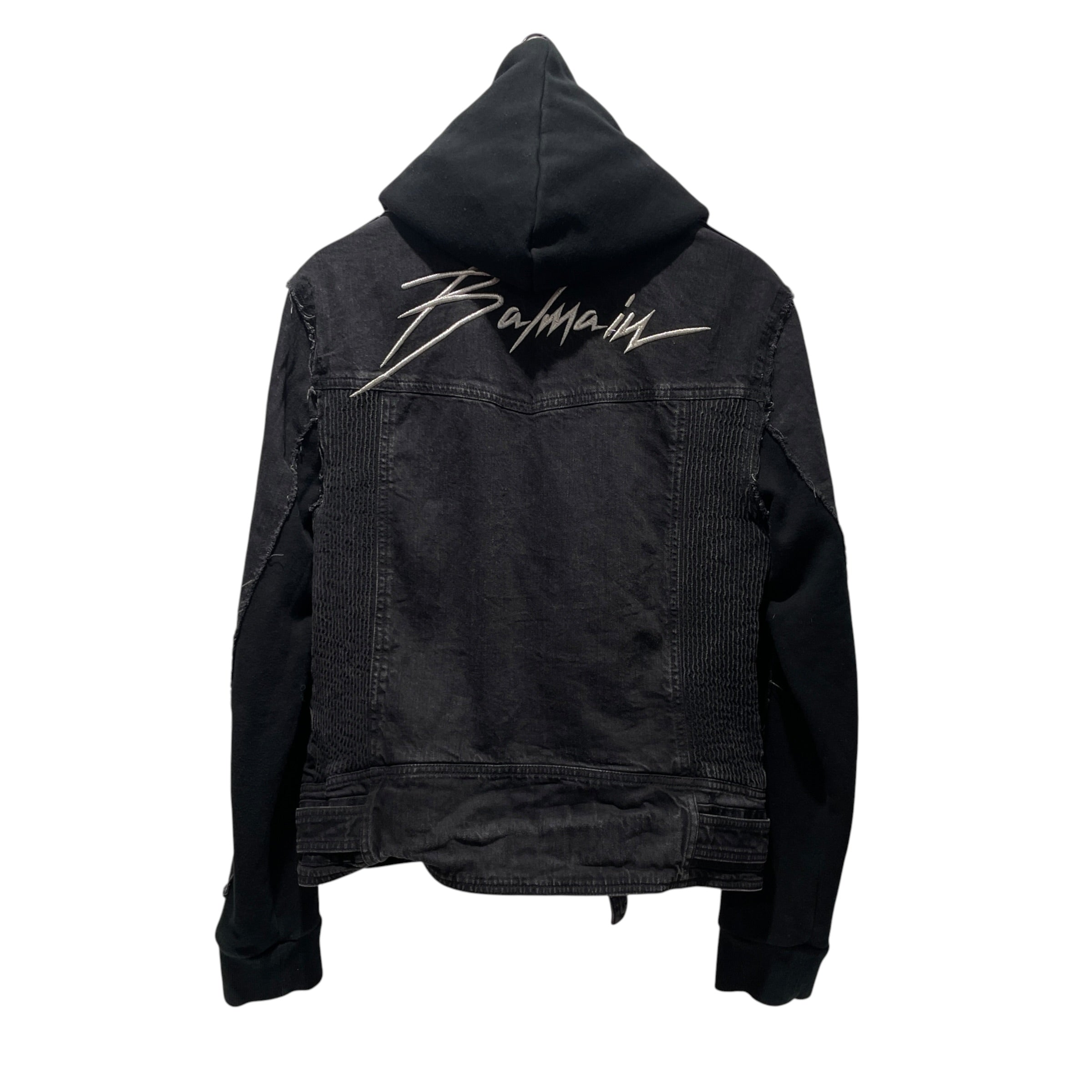 BALMAIN/Denim Jkt/54/Cotton/BLK/BALMAIN PARIS DENIM JACKET view 2