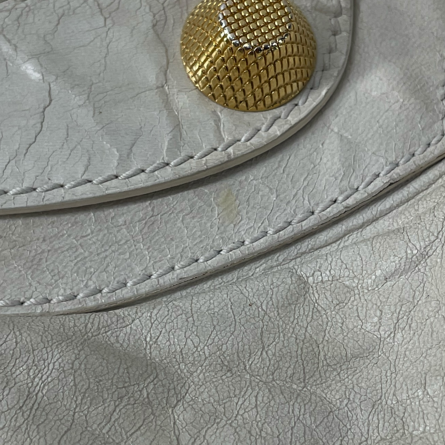 BALENCIAGA/Bag/Leather/WHT/GOLD HARDWEAR/17308.213048 view 7