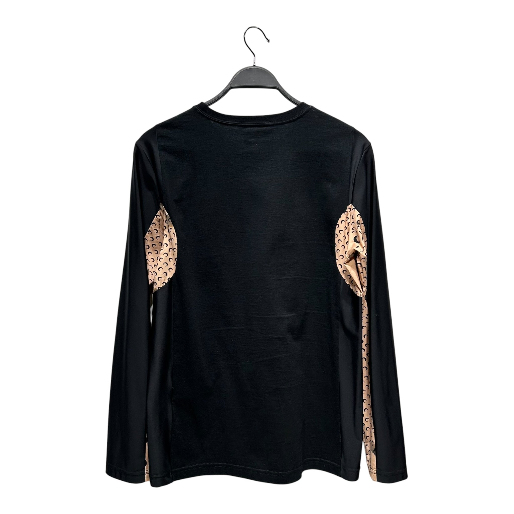 MARINE SERRE/LS T-Shirt/L/Cotton/BLK/All Over Print/SKELETON FRONT view 2