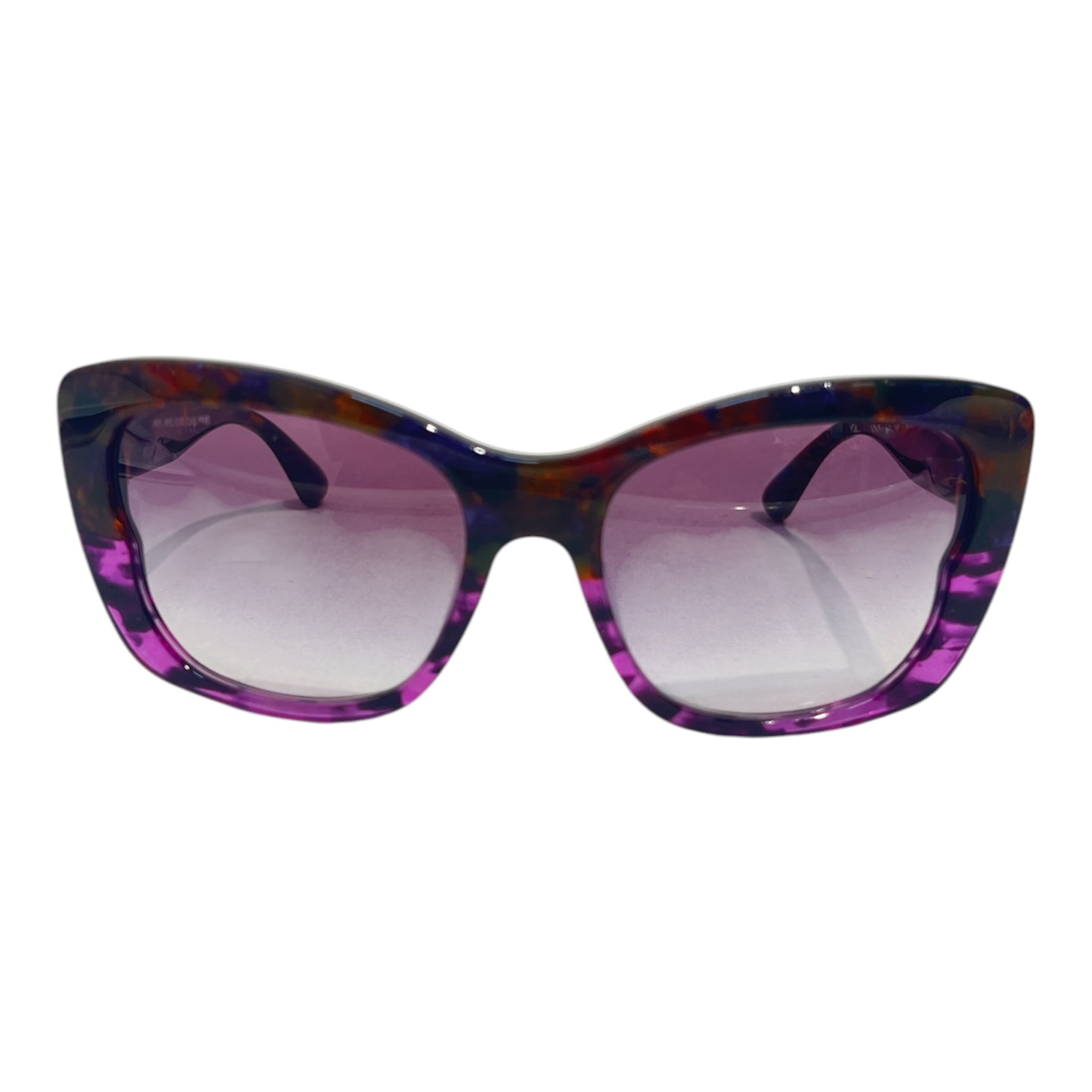 MIU MIU/Sunglasses/Animal Pattern/Tortoiseshell Pattern/PPL/L's/CAT-EYE GRADIENT MARBLE BROWN view 1