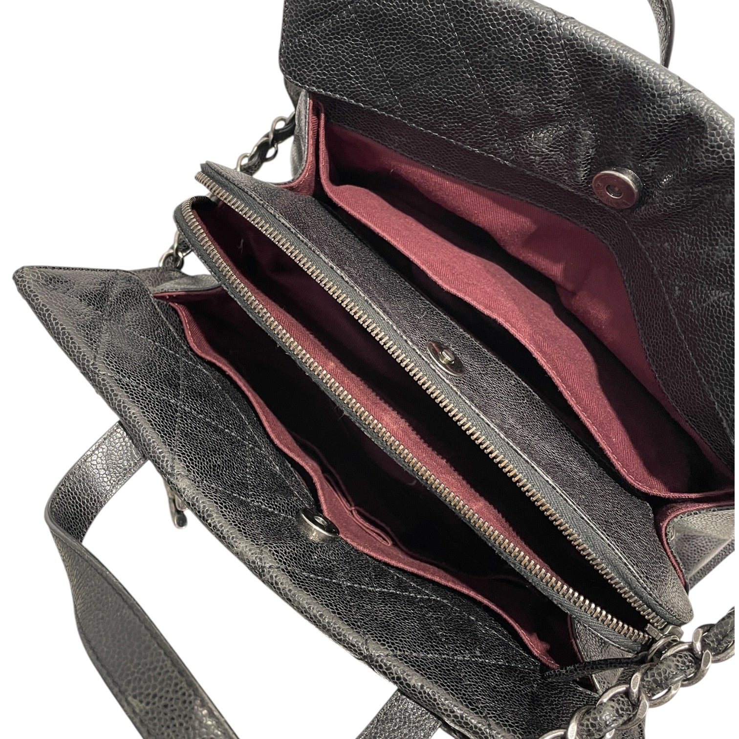 CHANEL/Hand Bag/Leather/BLK/Paris-Edinburgh CC Crave Tote view 6