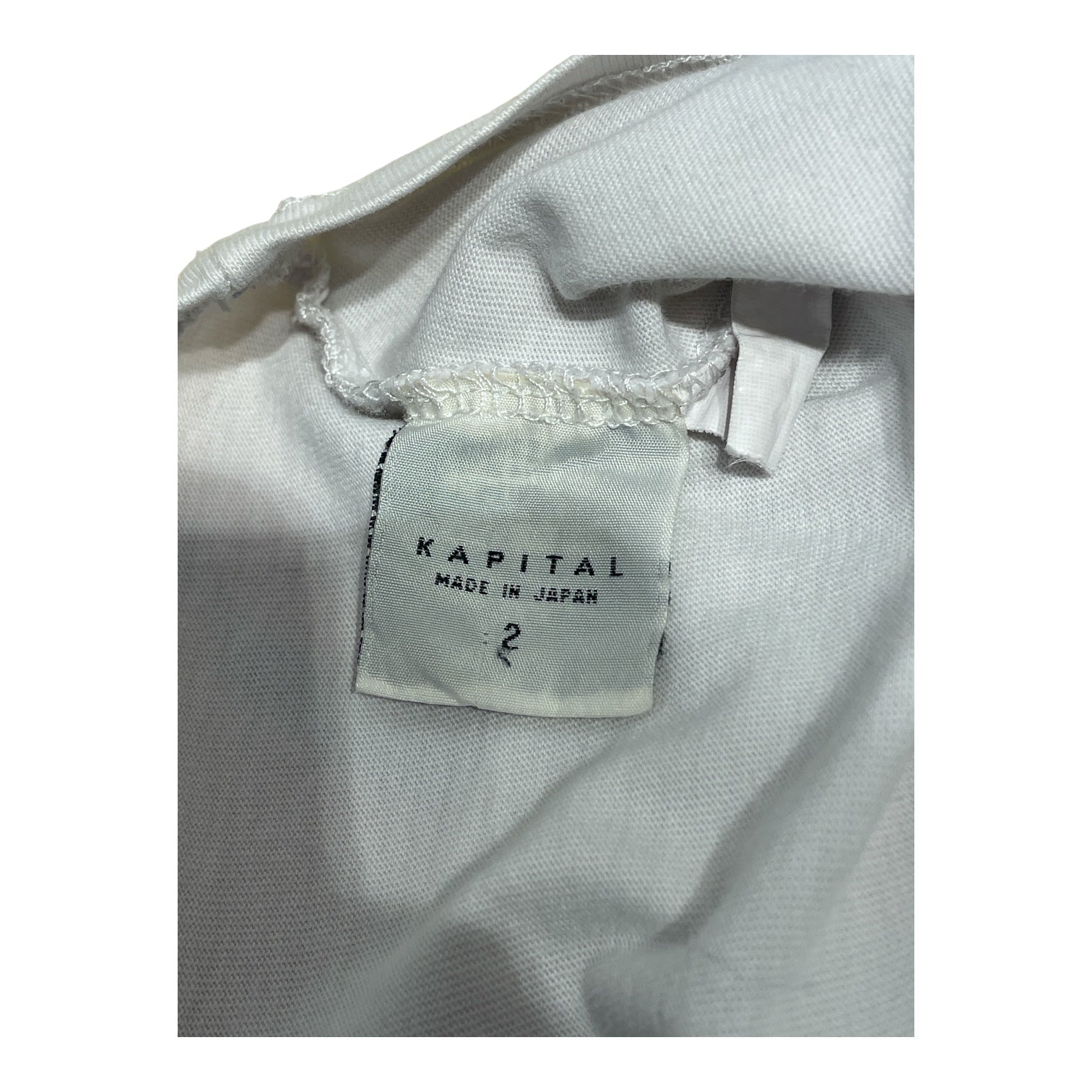 KAPITAL/T-Shirt/2/Cotton/WHT/SMILE JERSEY view 4