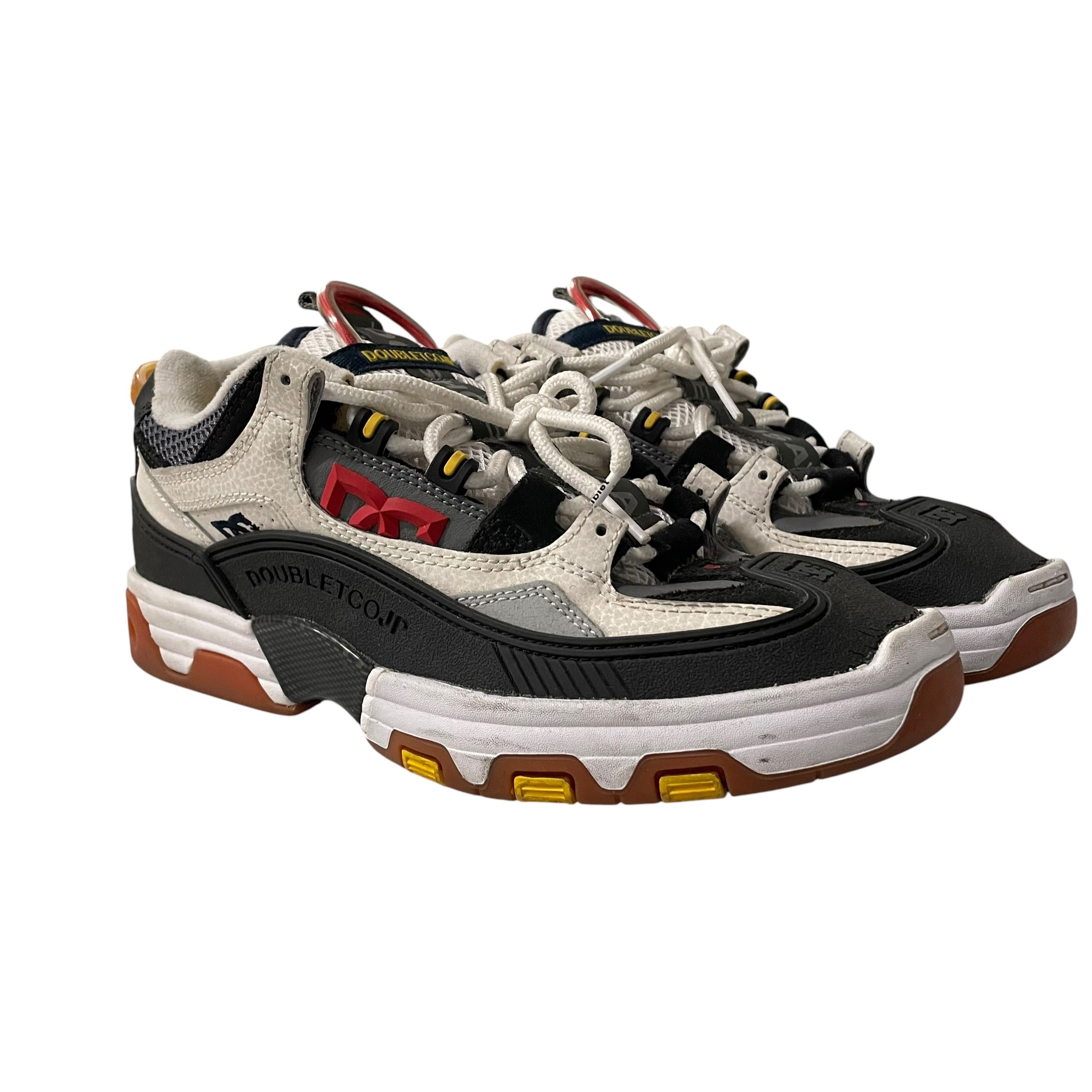 doublet/dCS/Low-Sneakers/US 9/WHT/hybrid yellow inside view 1