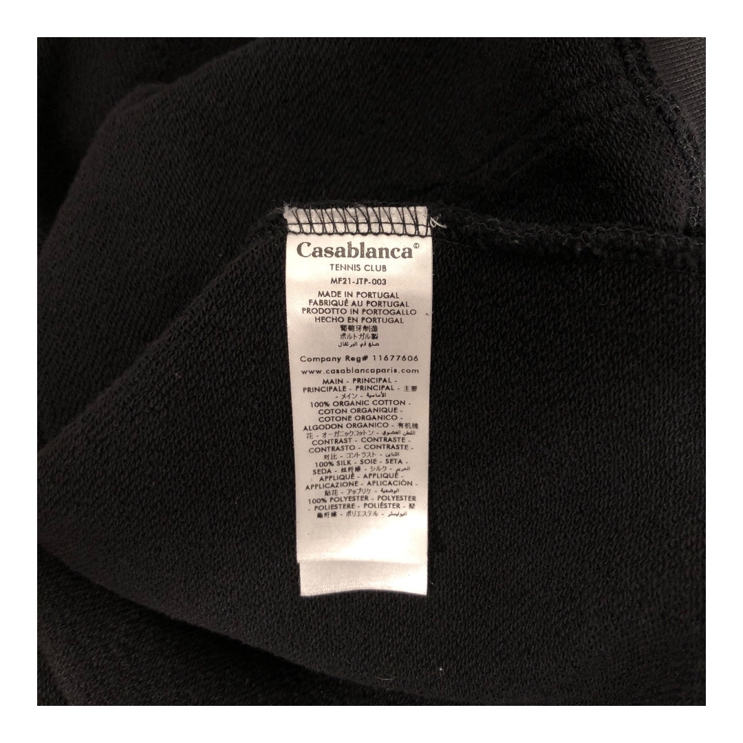 CASABLANCA/Hoodie/XXL/Graphic/Cotton/BLK/green casablanca paris logo view 4