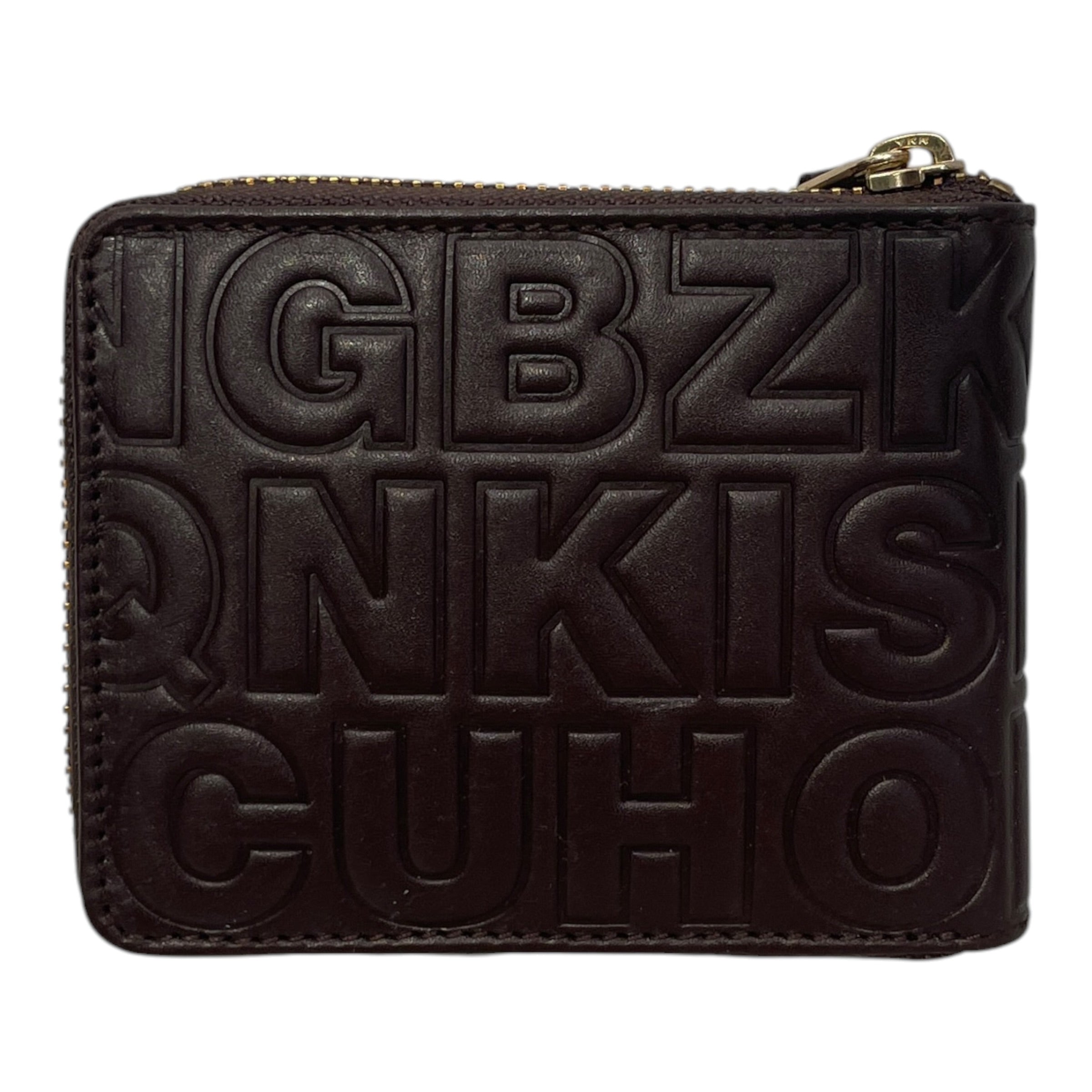 COMME des GARCONS/Wallet/Monogram/Leather/BRW/LETTER MONOGRAM view 1