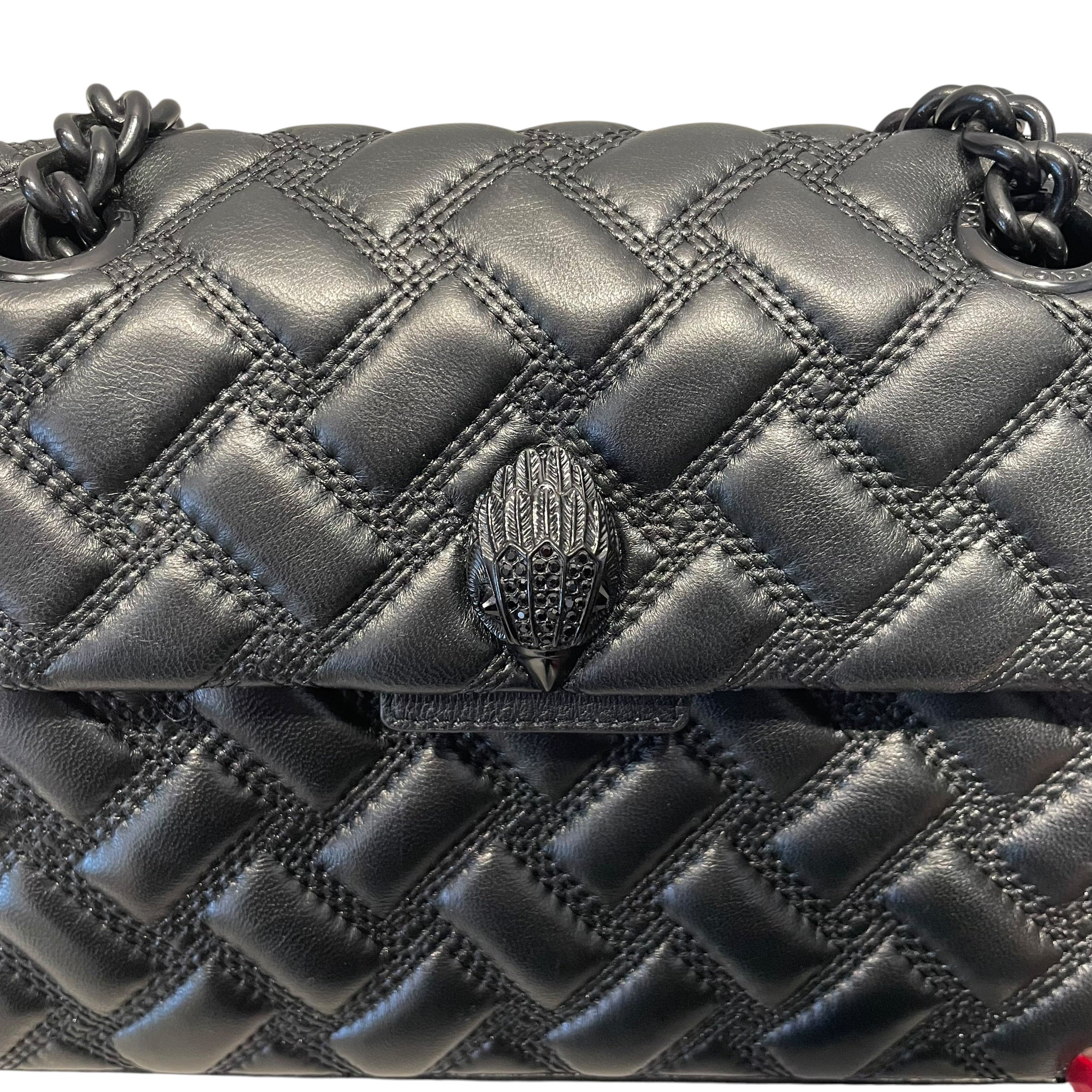 Kurt Geiger/Cross Body Bag/Leather/BLK/PUFFY KENSINGTON view 3