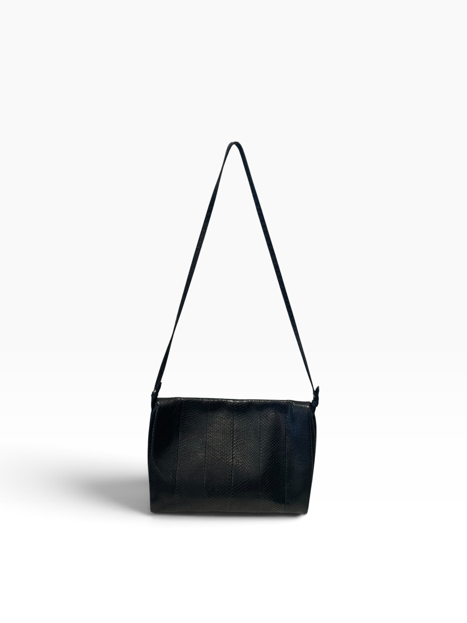 BURBERRY/Cross Body Bag/BLK/Snakeski Peyton Crossbody view 2