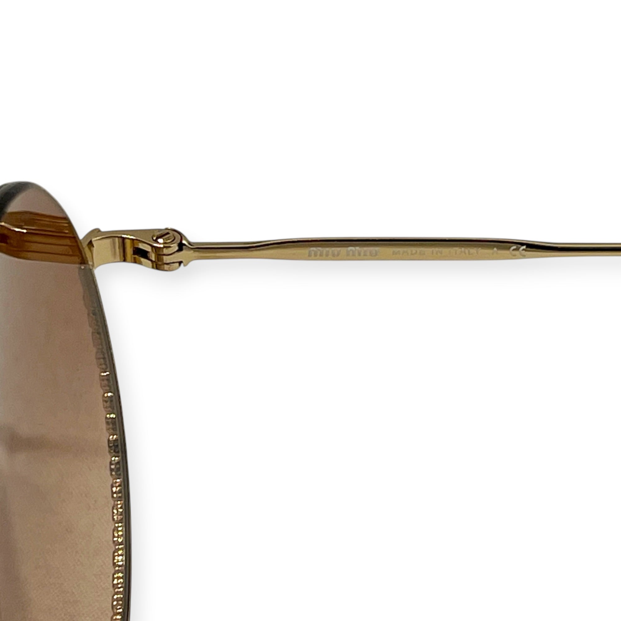 MIU MIU/Sunglasses/Metal/GLD/L's/SMU69U view 4