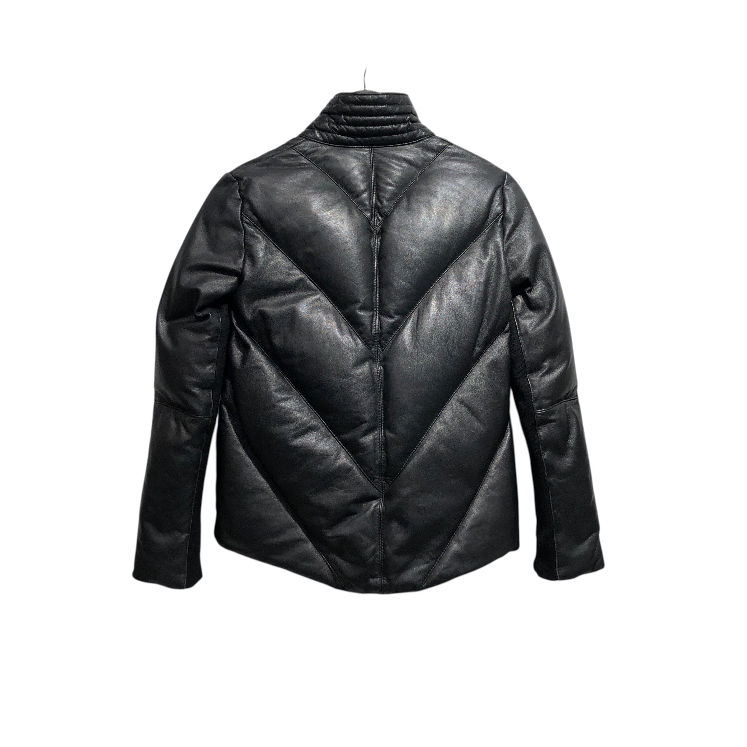Helmut Lang/Quilted Jkt/S/Lambskin/BLK/ view 2