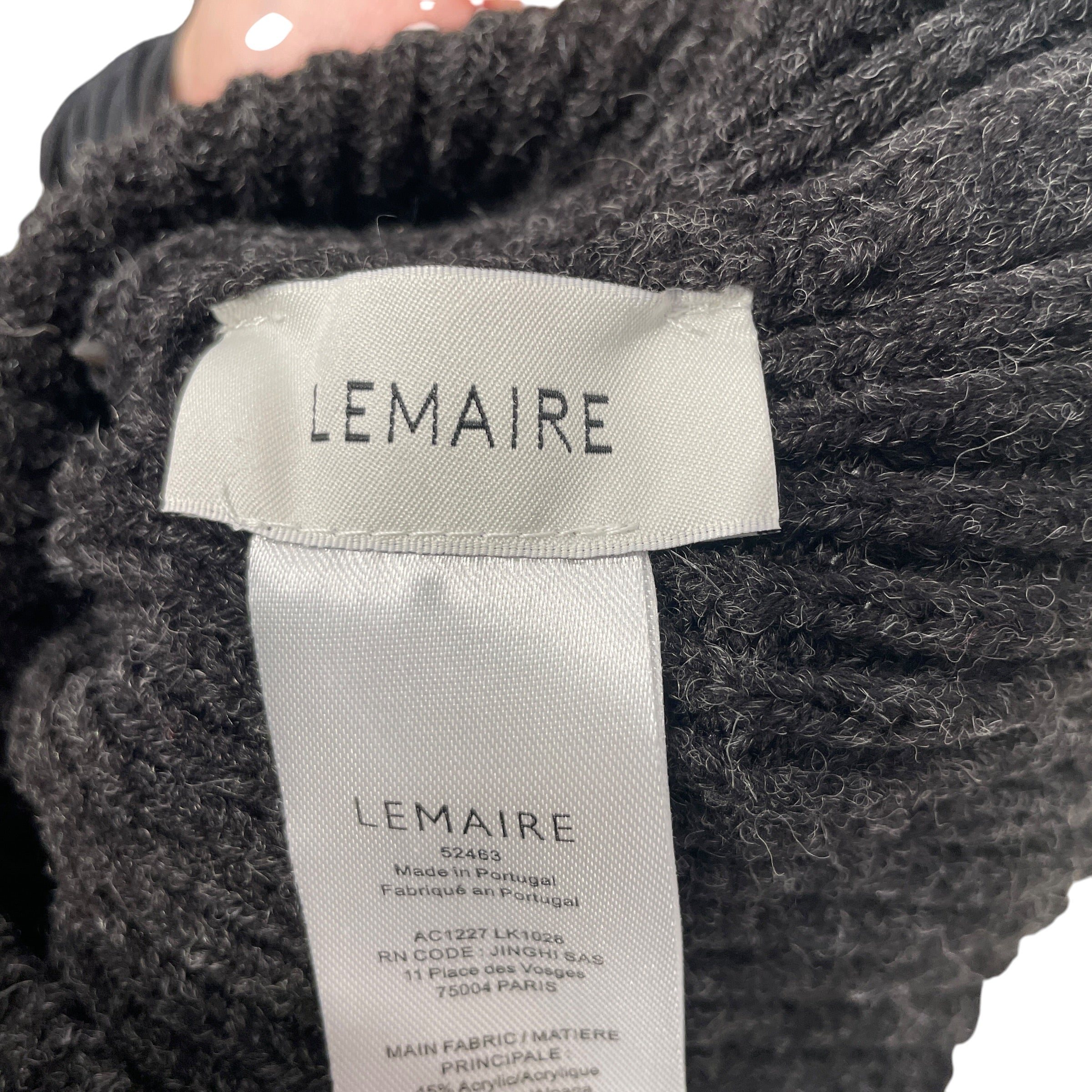 LEMAIRE/Headwear/Wool/GRY/M's/PEARL KNIT BALACLAVA view 4