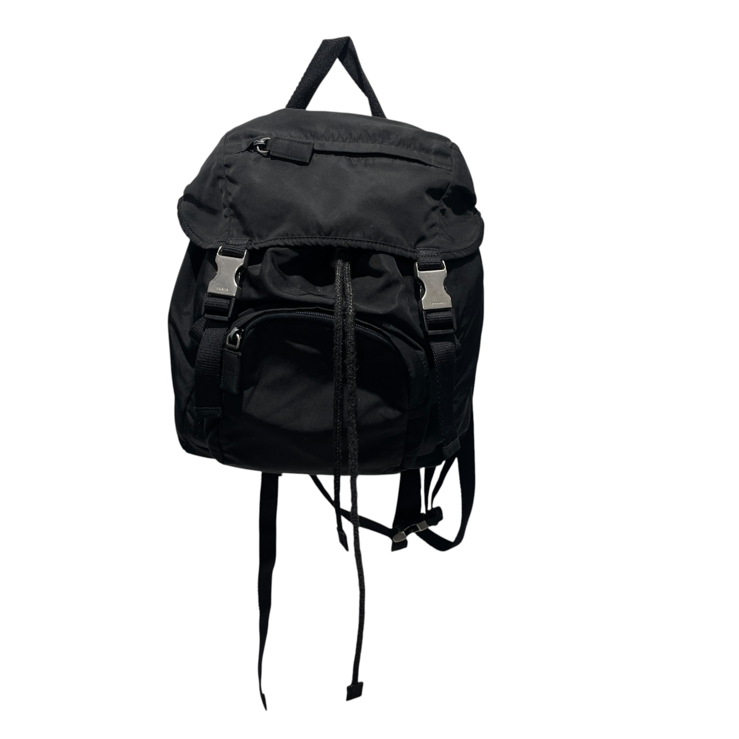 PRADA/Backpack/Nylon/BLK/tessuto bag view 1