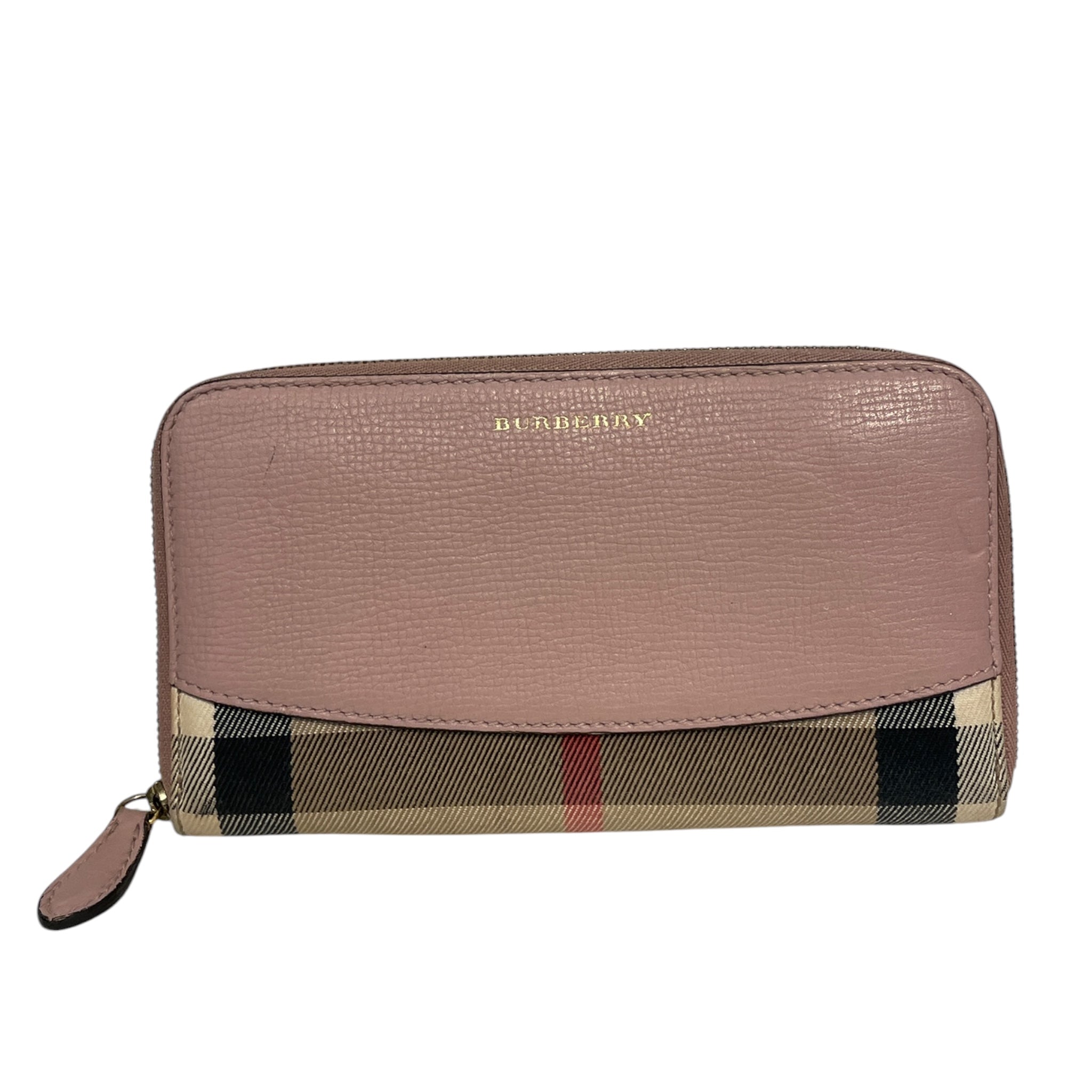 BURBERRY/Long Wallet/PNK/L's/DC63HKQ view 1