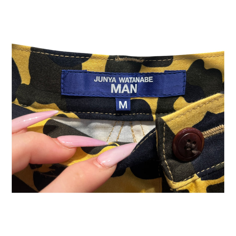 JUNYA WATANABE MAN bis/Cargo Pants/M/Cotton/MLT/Camouflage/yellow cargo pant
