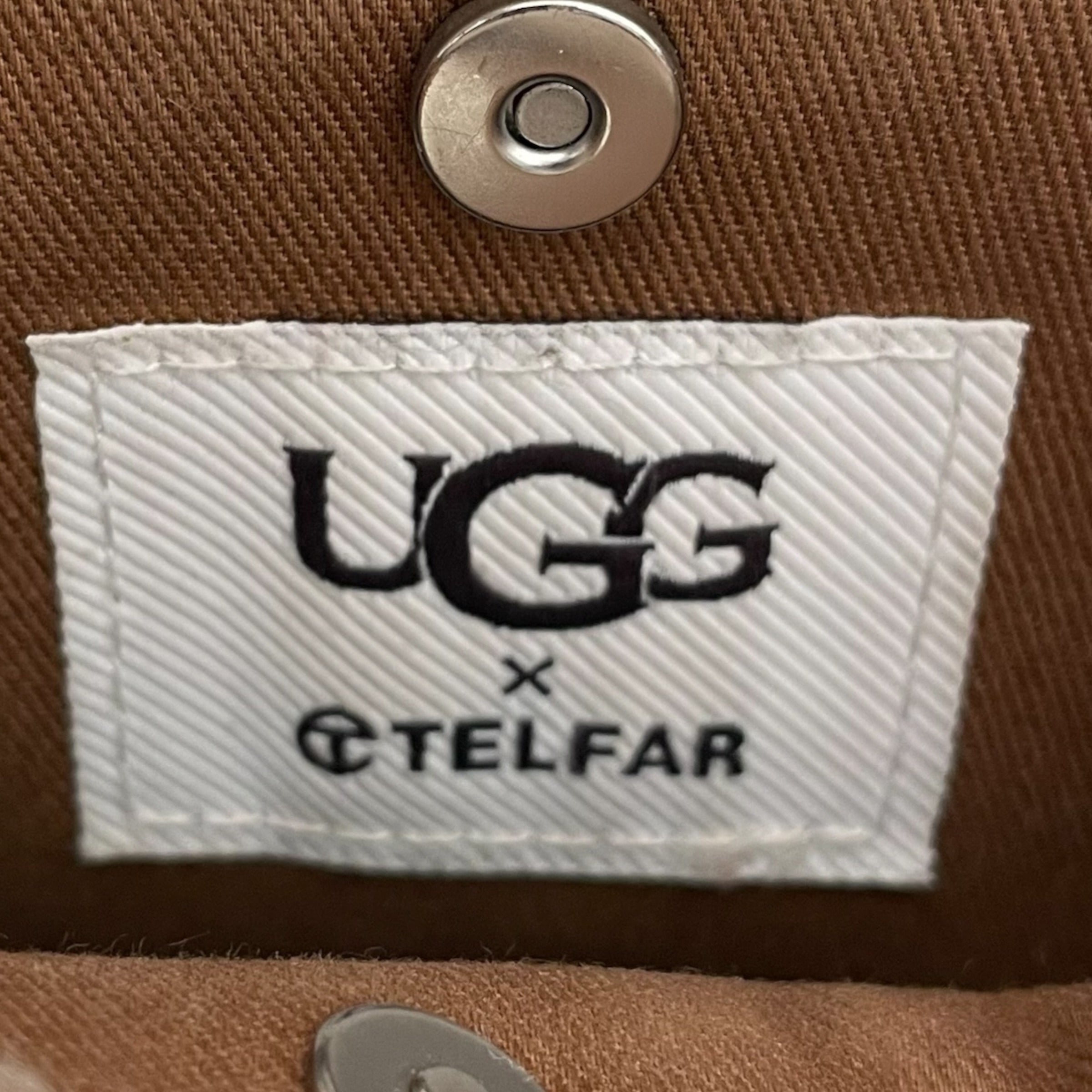 UGG australia/Telfar/Hand Bag/Suede/CML/reverse shopper bag view 3