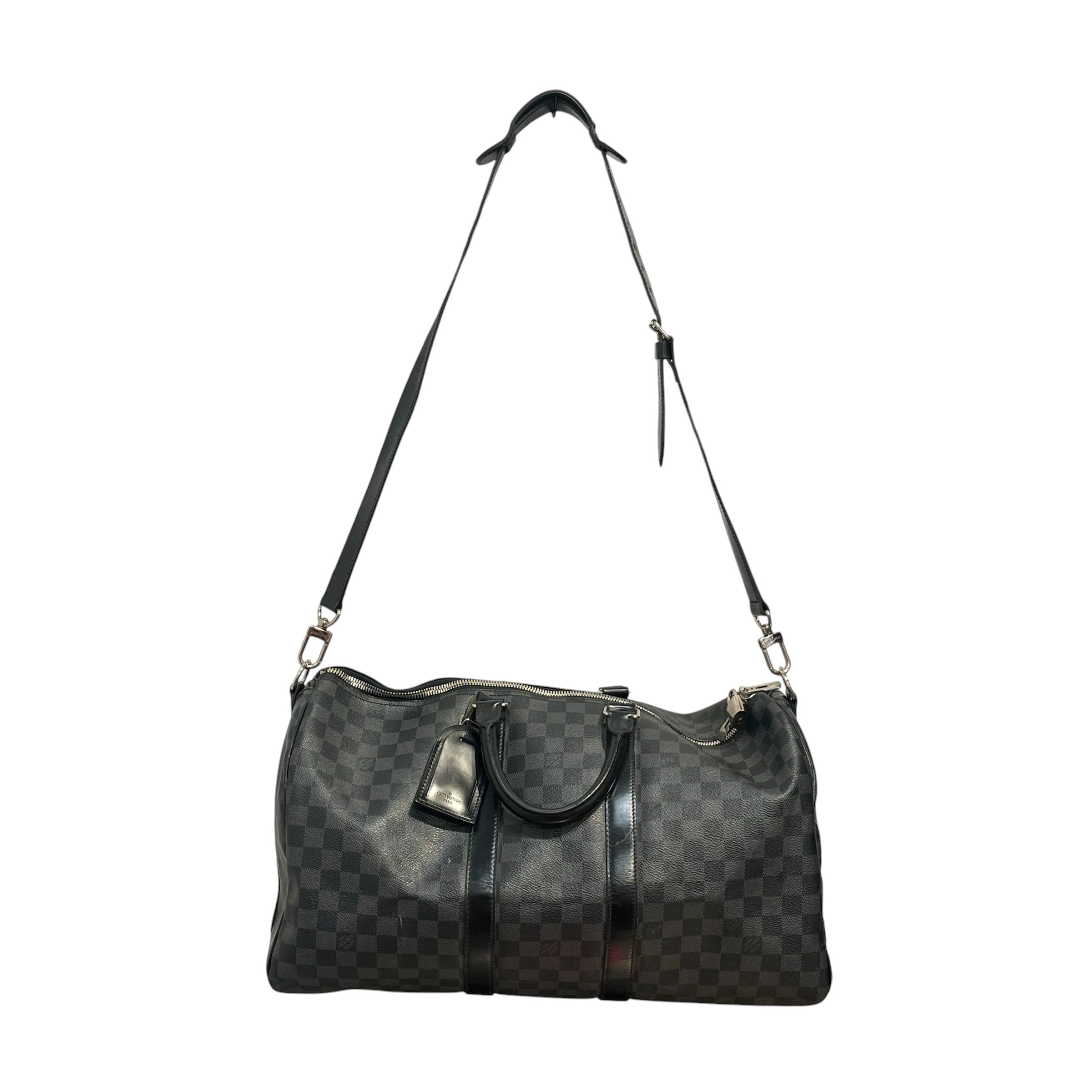 LOUIS VUITTON/Luggage/Monogram/GRY/Damier Graphite Keepall Bandou view 7