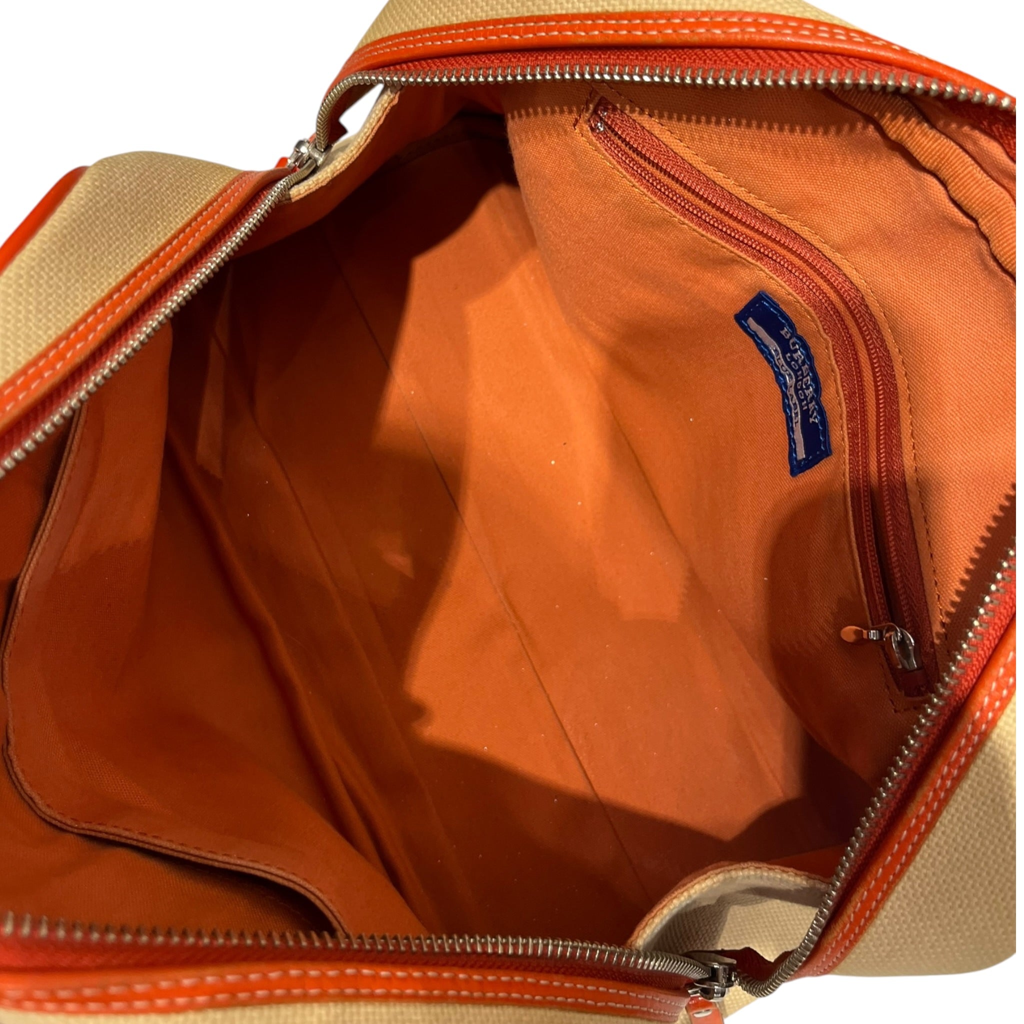 BURBERRY BLUE LABEL/Hand Bag/Cotton/BEG/ view 5