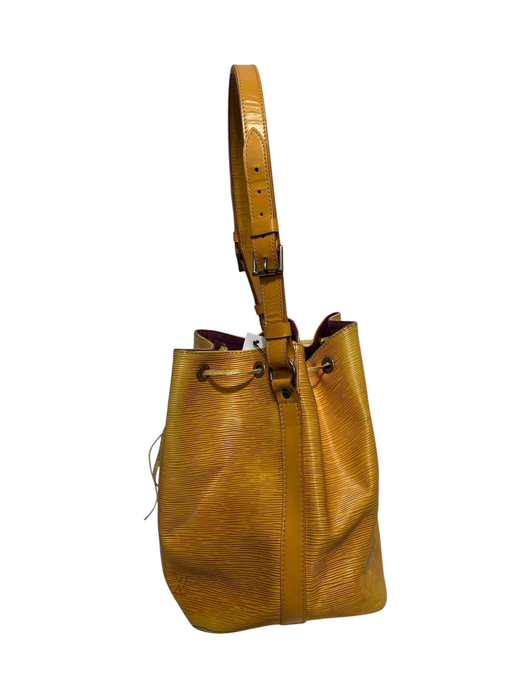 LOUIS VUITTON/Tote Bag/Stripe/Leather/GLD/LV Epi Noe Bag Gold view 4