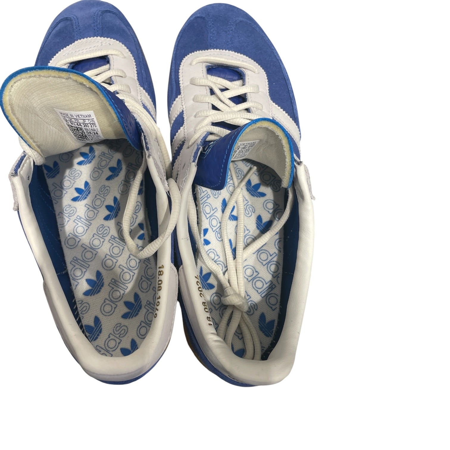 adidas/Low-Sneakers/US 10/Suede/BLU/Handball view 3