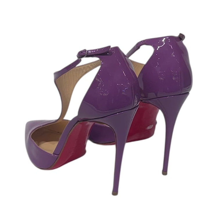 Christian Louboutin/Heels/EU 38/Leather/PPL/Patent/ view 2
