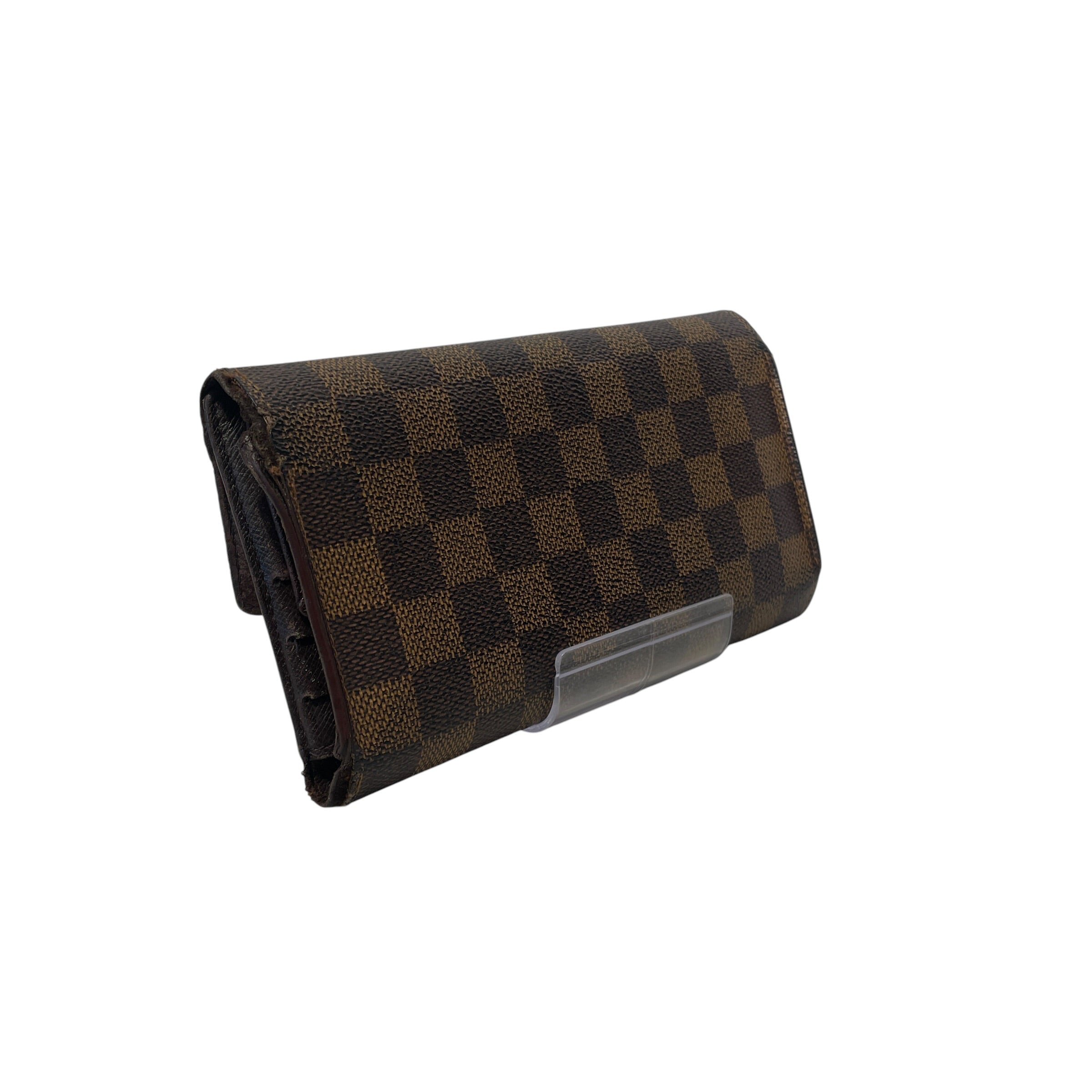 LOUIS VUITTON/Long Wallet/Monogram/Leather/BRW/L's/DAMIER EBENE SARAH WALLET view 5