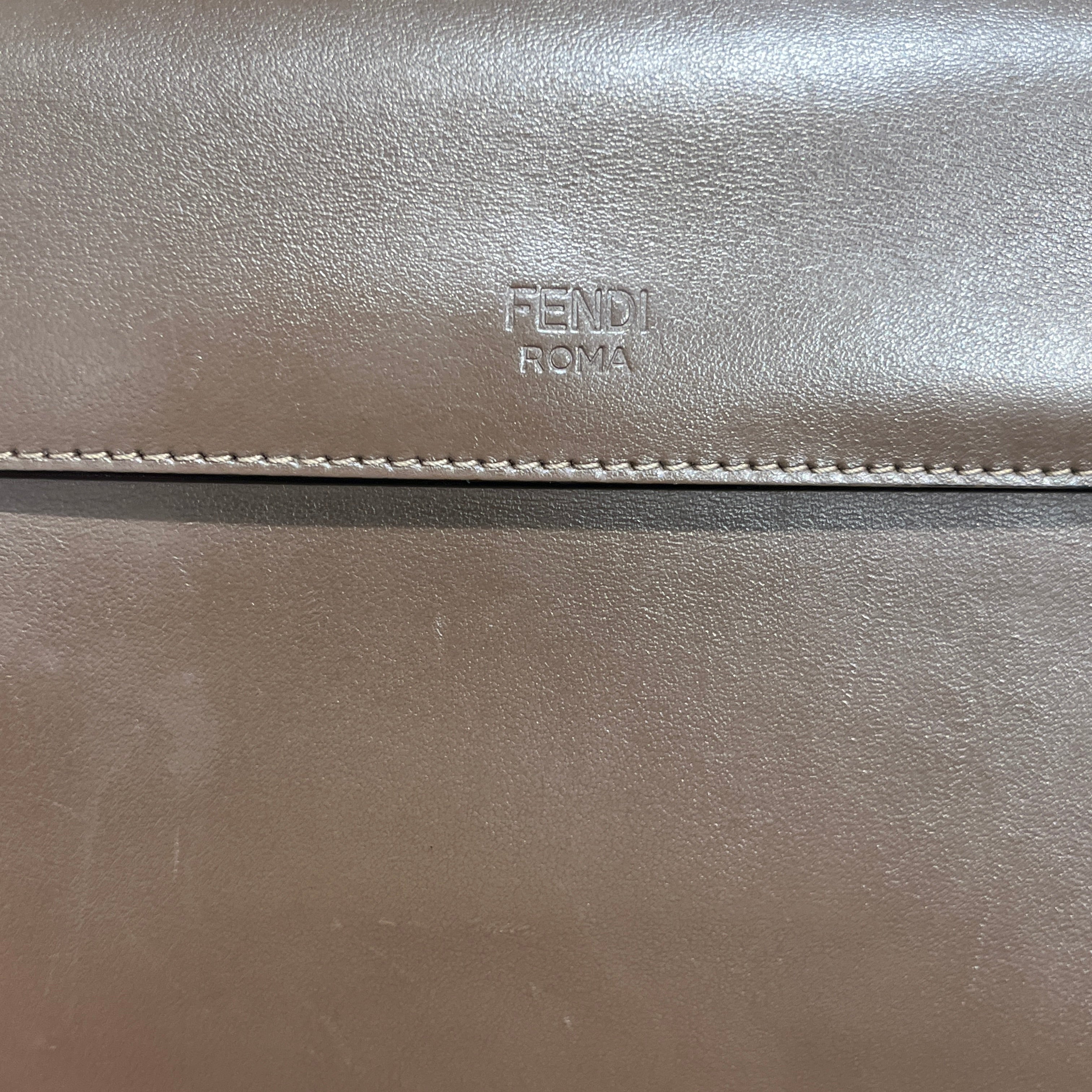FENDI/Cross Body Bag/Leather/BRW/KAN I LOGO view 6