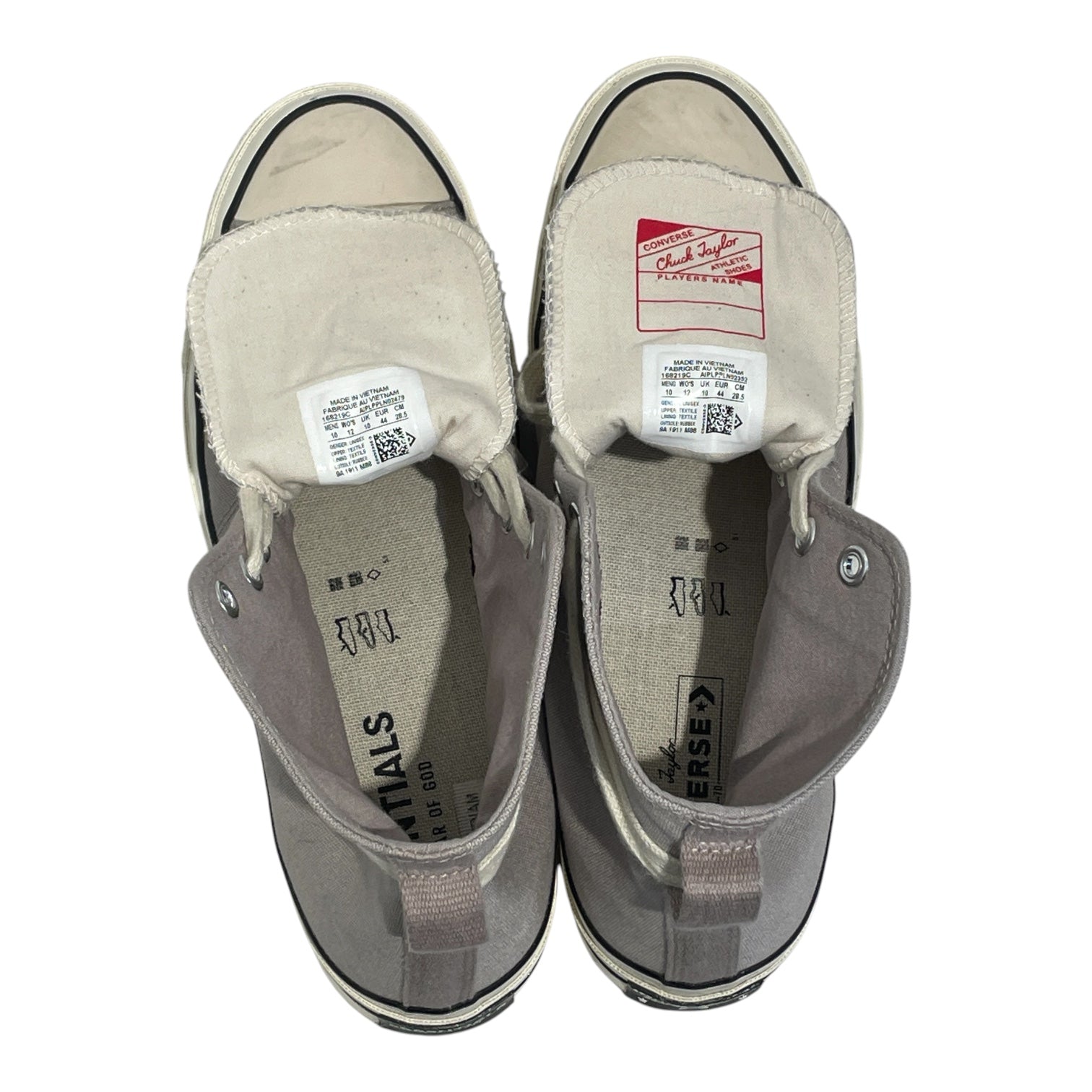 CONVERSE/FEAR OF GOD/Hi-Sneakers/US 12/Cotton/GRY/ view 4