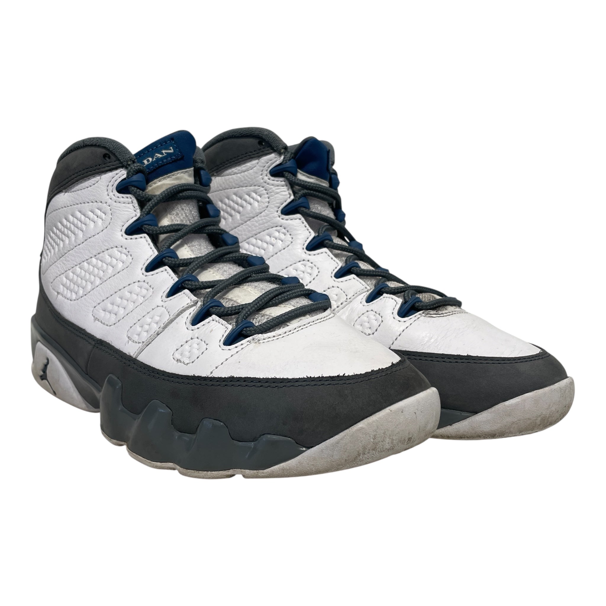 NIKE/Hi-Sneakers/US 8/Leather/WHT/jordan 9 flint grey view 1