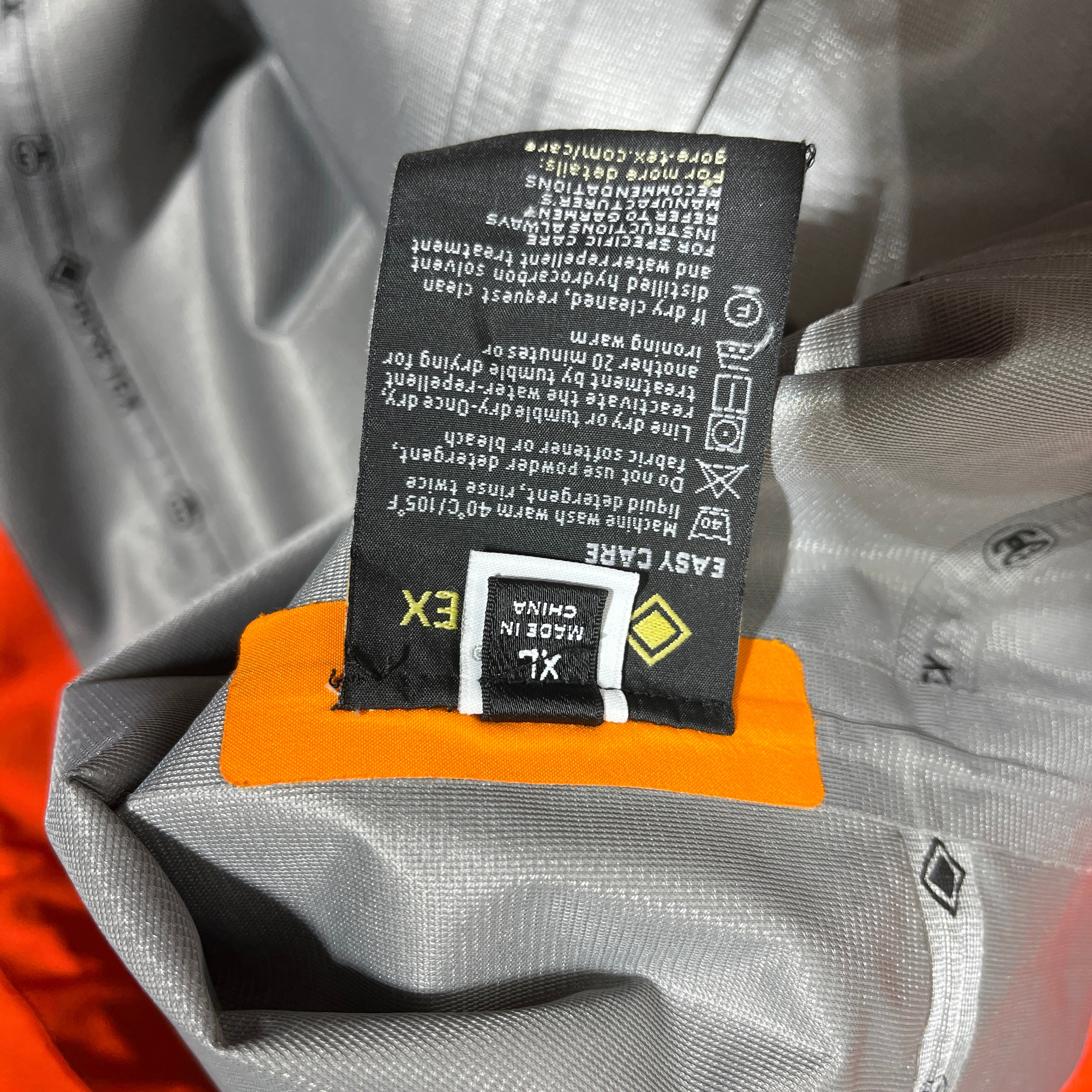 STUSSY/Windbreaker/XL/Nylon/ORN/Goretex Hooded Shell Zip view 4