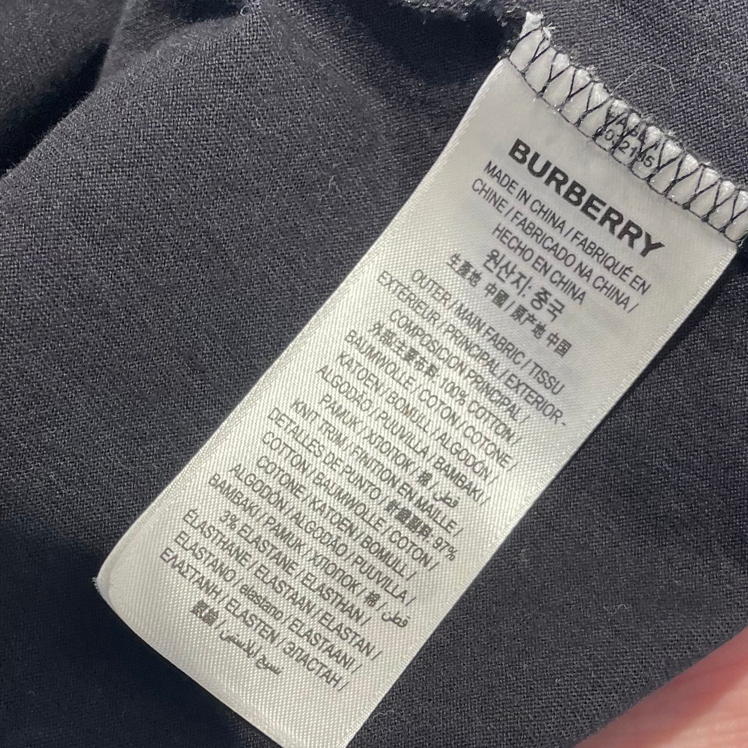 BURBERRY LONDON/T-Shirt/S/Cotton/BLK/ view 4