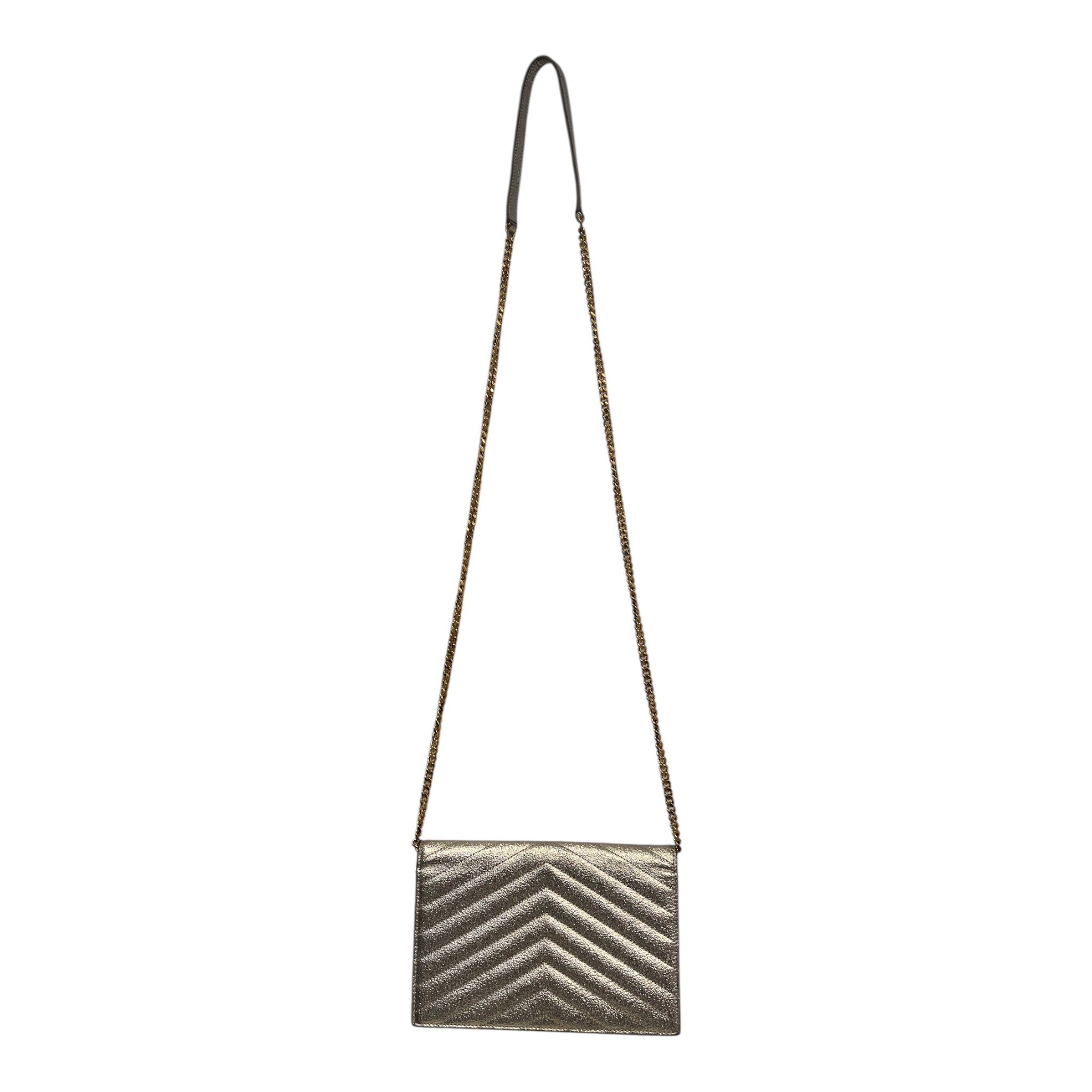 SAINT LAURENT/Cross Body Bag/Leather/CRM/1116 view 2