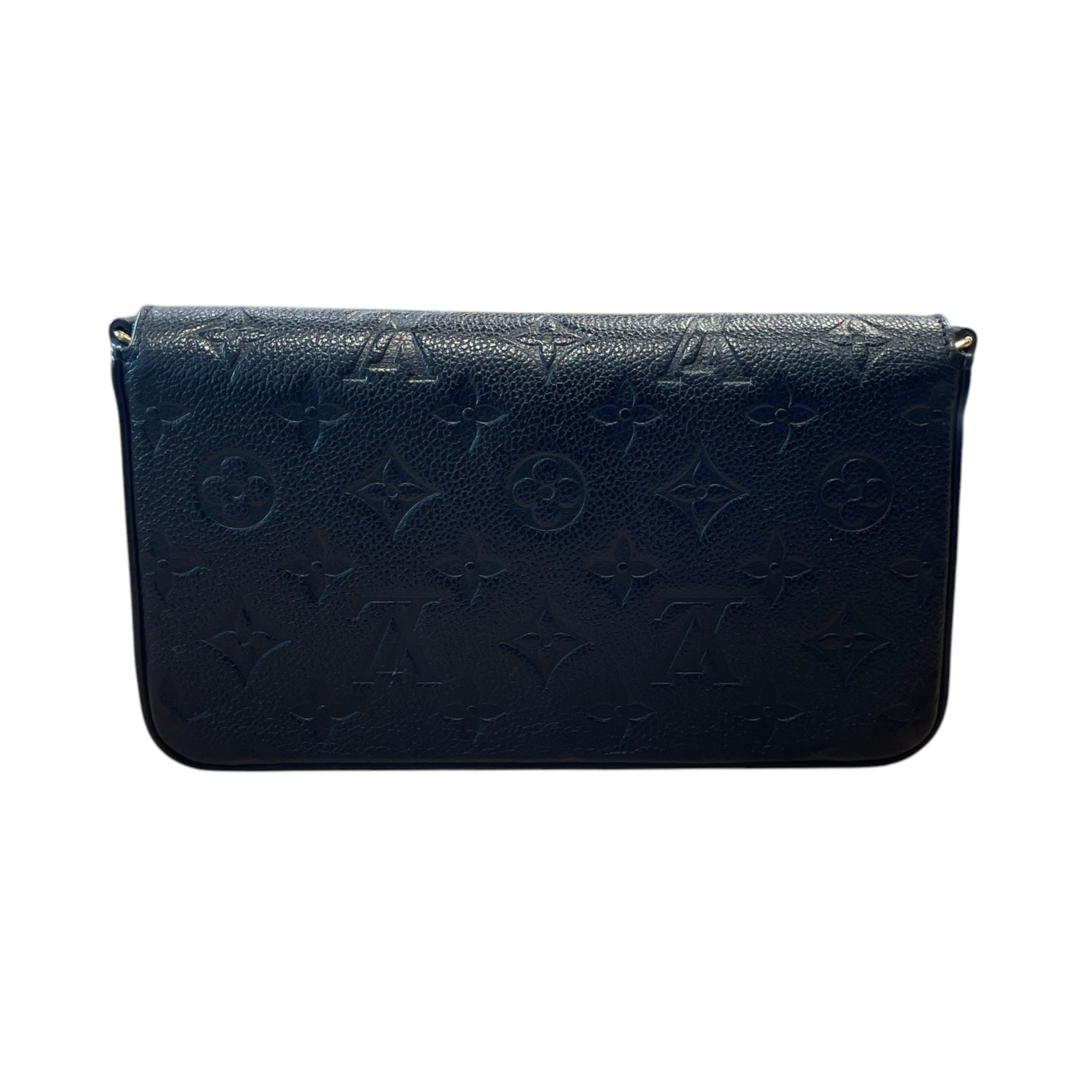 LOUIS VUITTON/Cross Body Bag/Monogram/Leather/BLK/POCHETTE FELICIE CROSSBODY view 2