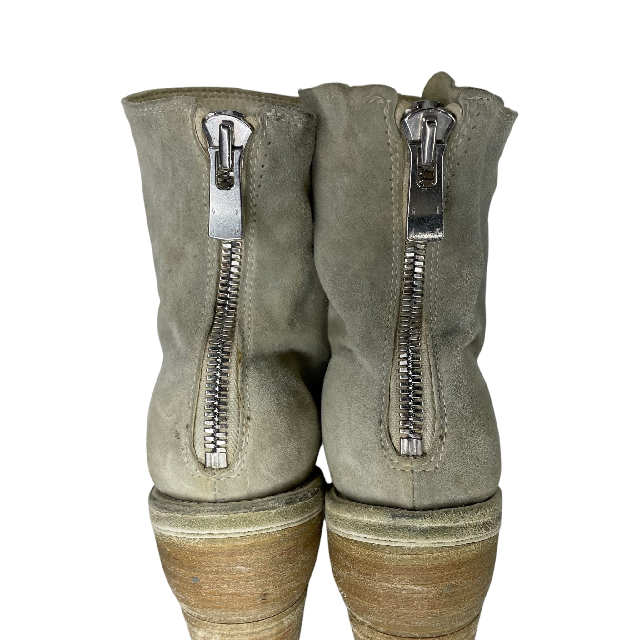 GUIDI/Booties/EU 39/Suede/WHT/PLATFORM HEELED view 4